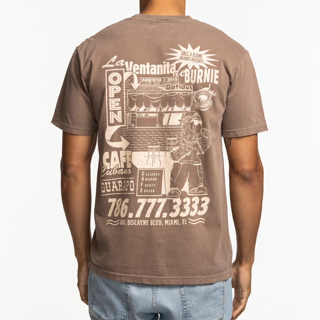 Court Culture Burnie's Ventanita Espresso Unisex Tee - Image 4