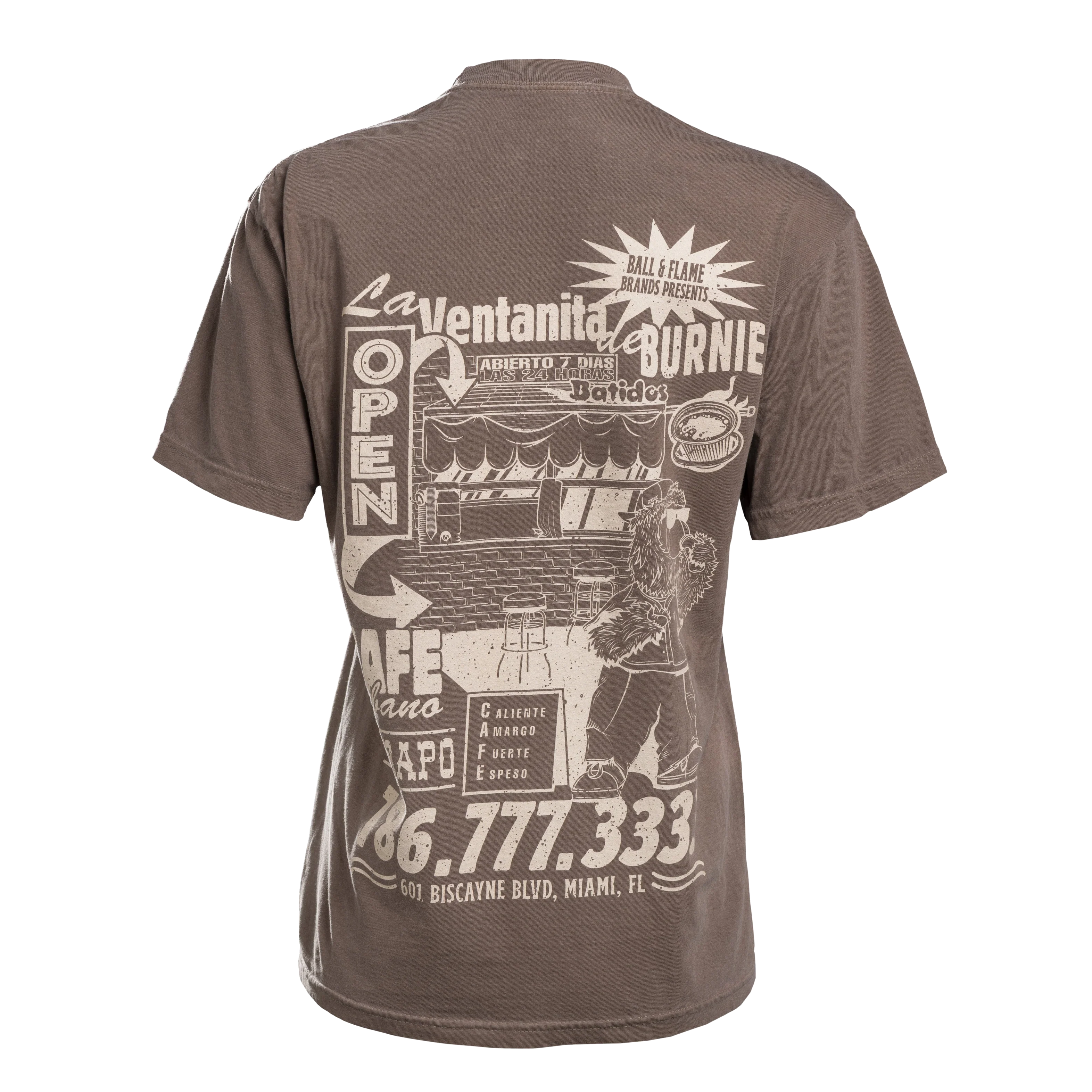 Court Culture Burnie's Ventanita Espresso Unisex Tee - Image 8