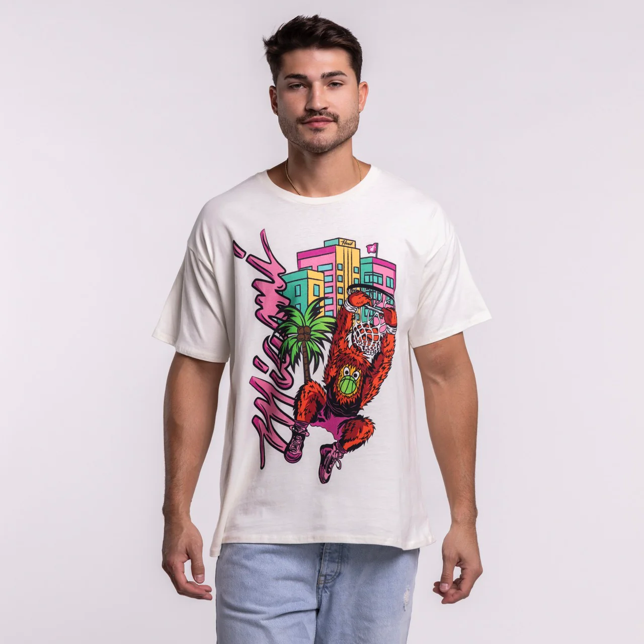 Court Culture Original Vice Nights "Ocean Drive" Oversized Unisex Tee