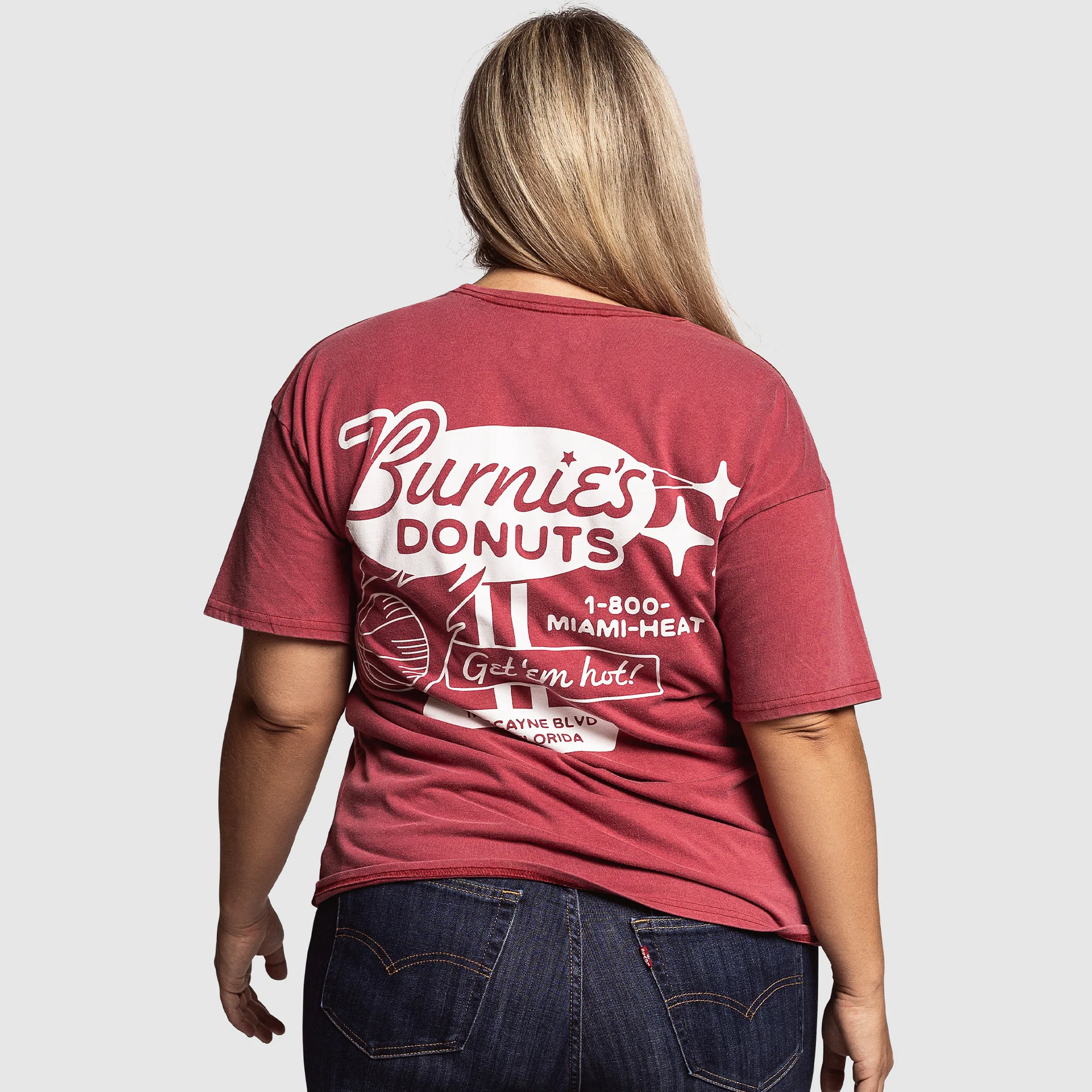 Court Culture Burnie's Donut Shop Oversized Unisex Tee - Image 2