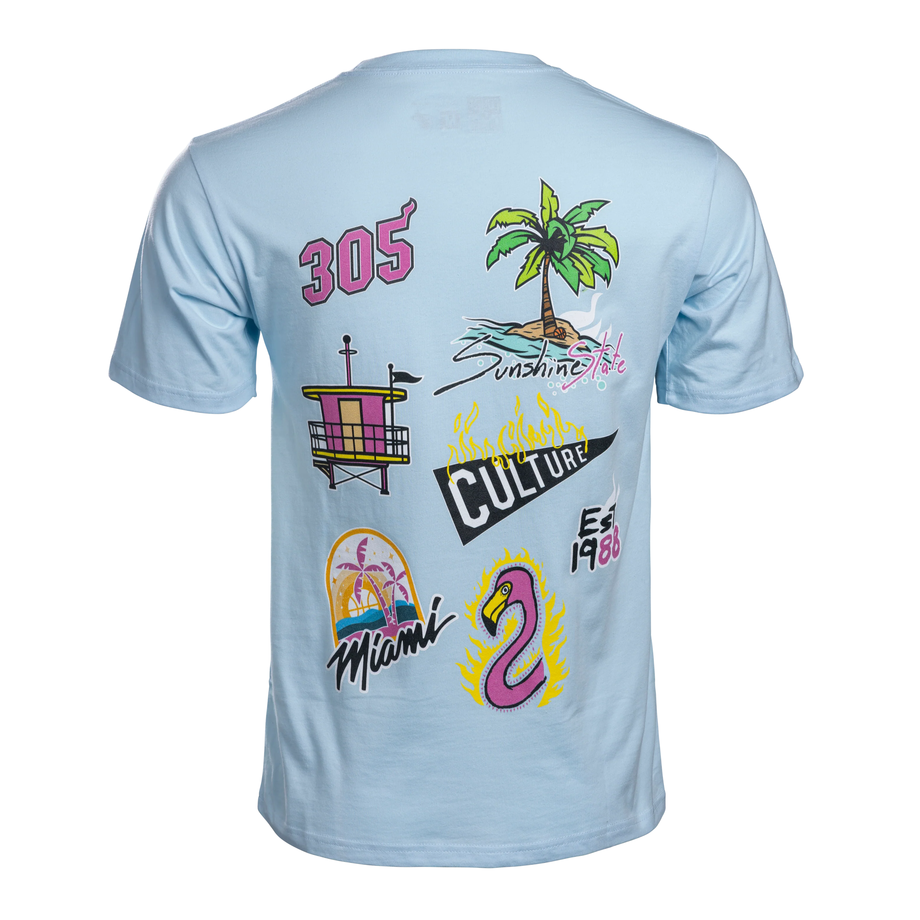 Court Culture Original Vice Nights "Sticker Pack" Tee - Image 4