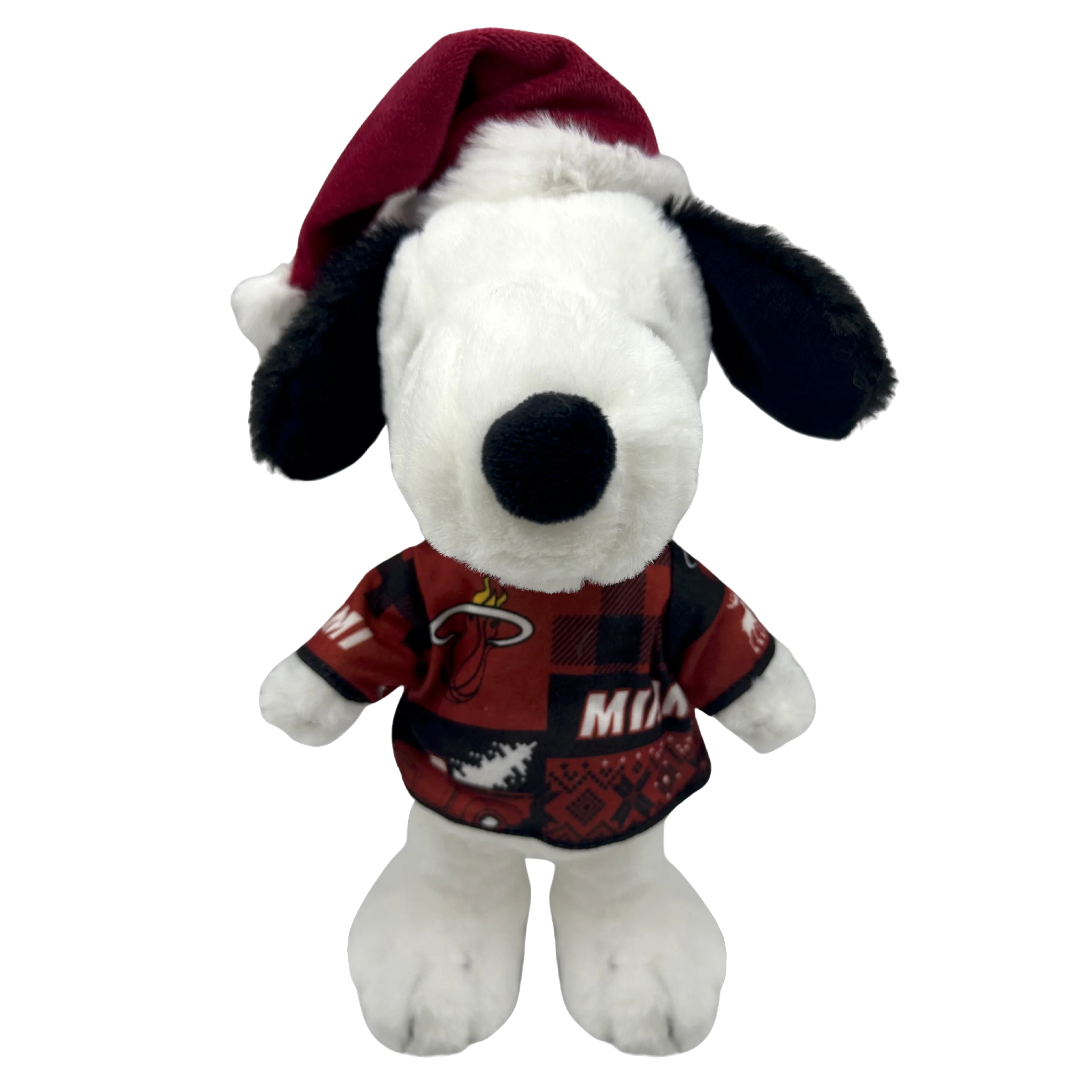 Miami HEAT Santa Hat Snoopy Plush