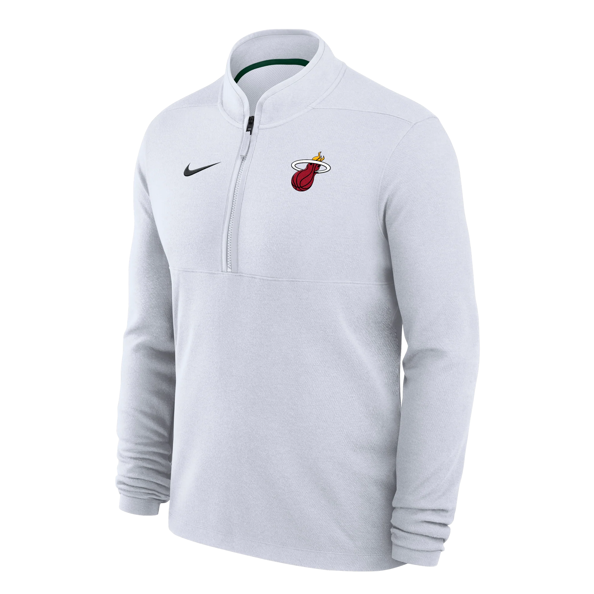 Nike Miami HEAT Logo White 1/4 Zip