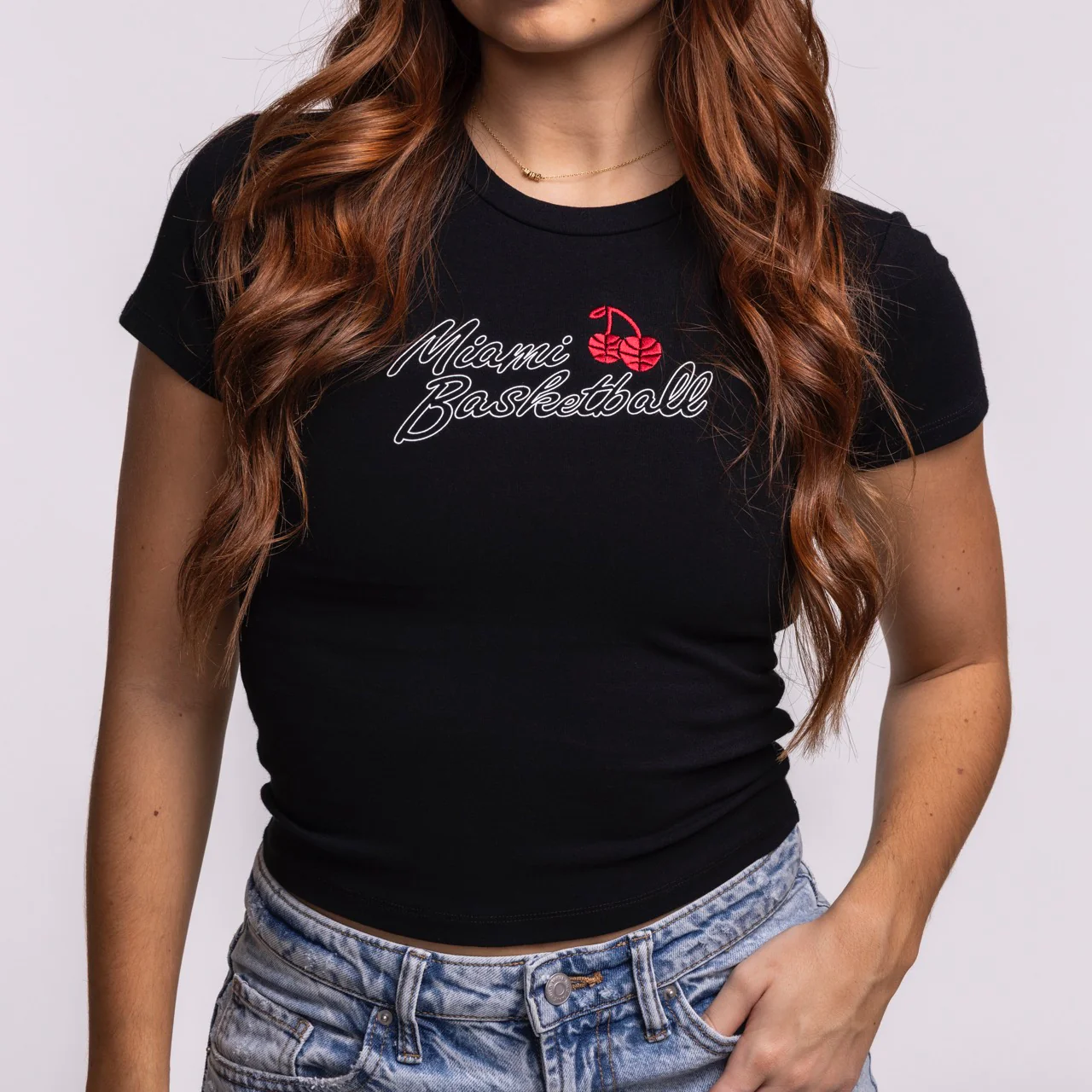 Court Culture "Cherries" Baby Tee - Image 2