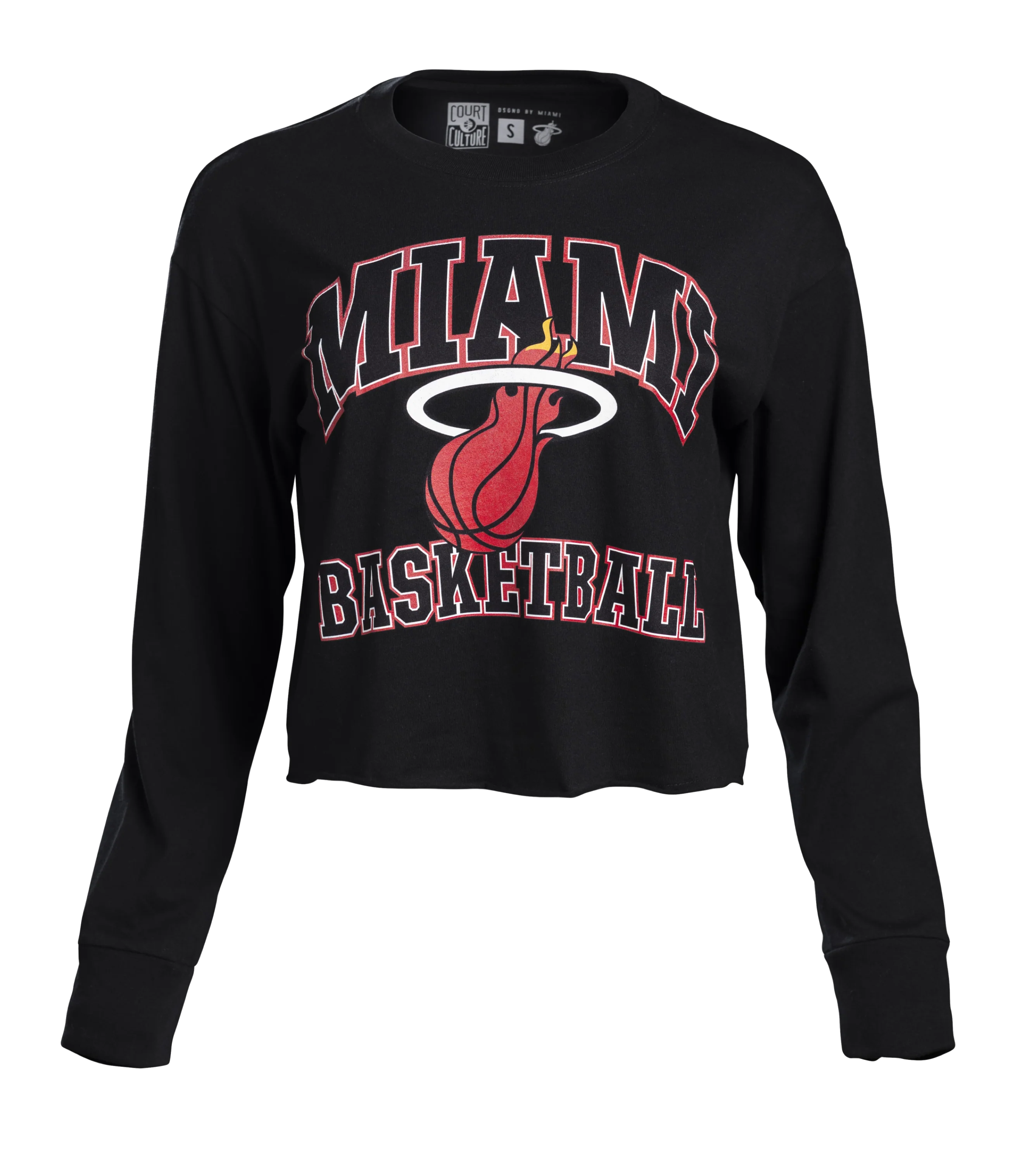 Court Culture "Miami Basketball" Longsleeve Crop - Image 5