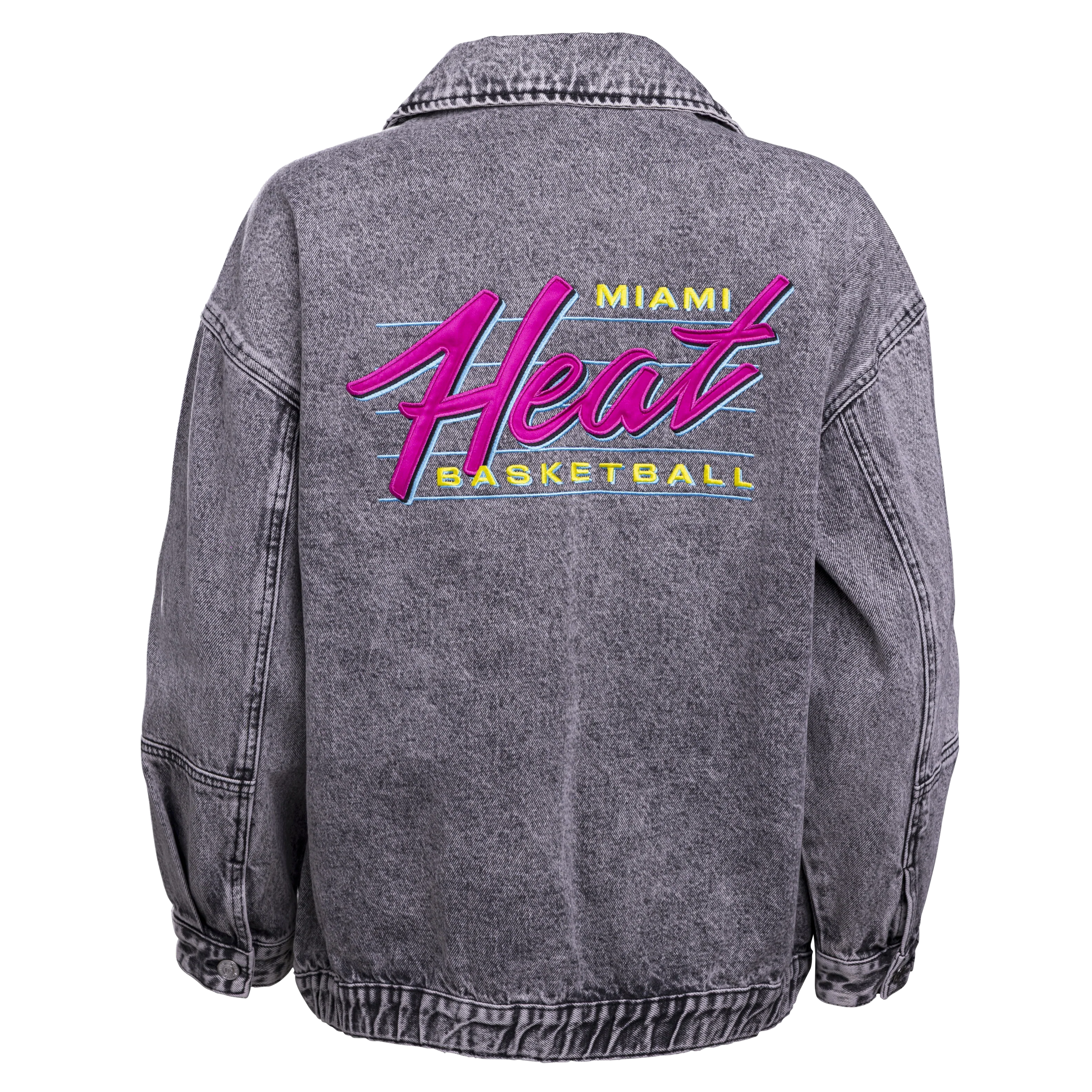 Court Culture X The Wild Collective Original Vice Nights Denim Patch Unisex Jacket - Image 8