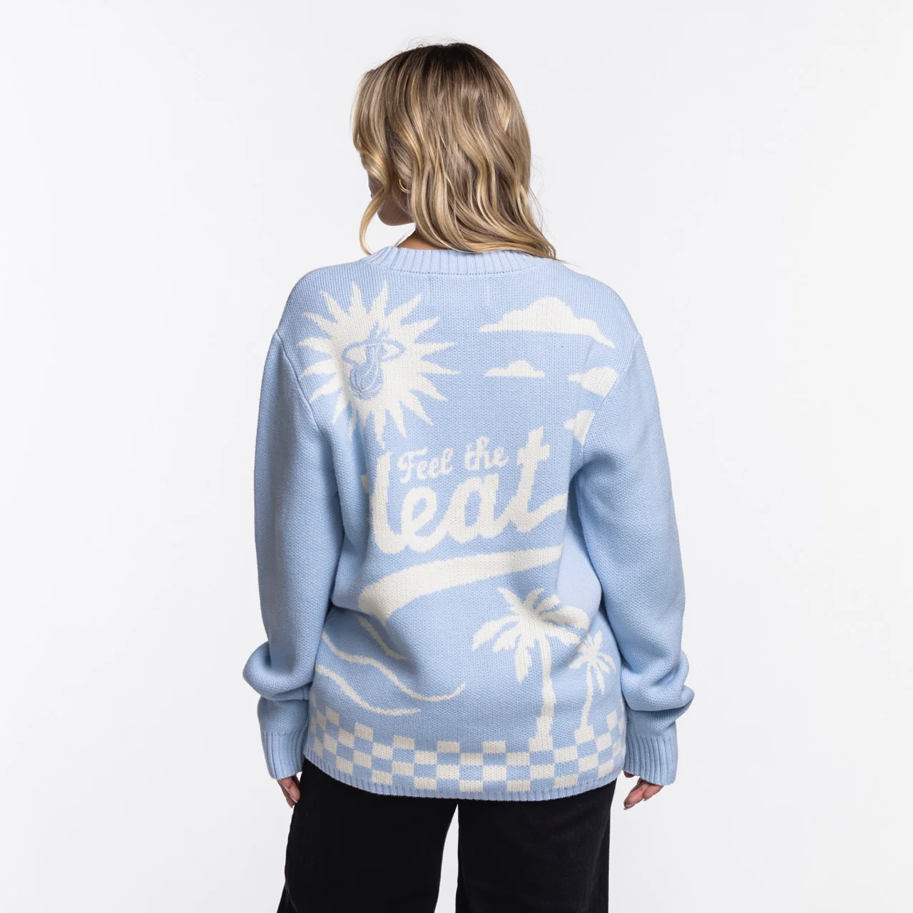 Court Culture X The Wild Collective Original Vice Nights "Feel the HEAT" Unisex Cardigan - Image 2