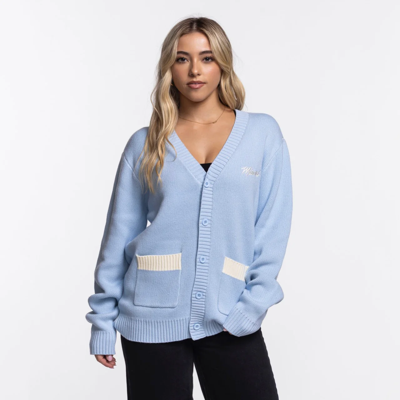 Court Culture X The Wild Collective Original Vice Nights "Feel the HEAT" Unisex Cardigan - Image 3