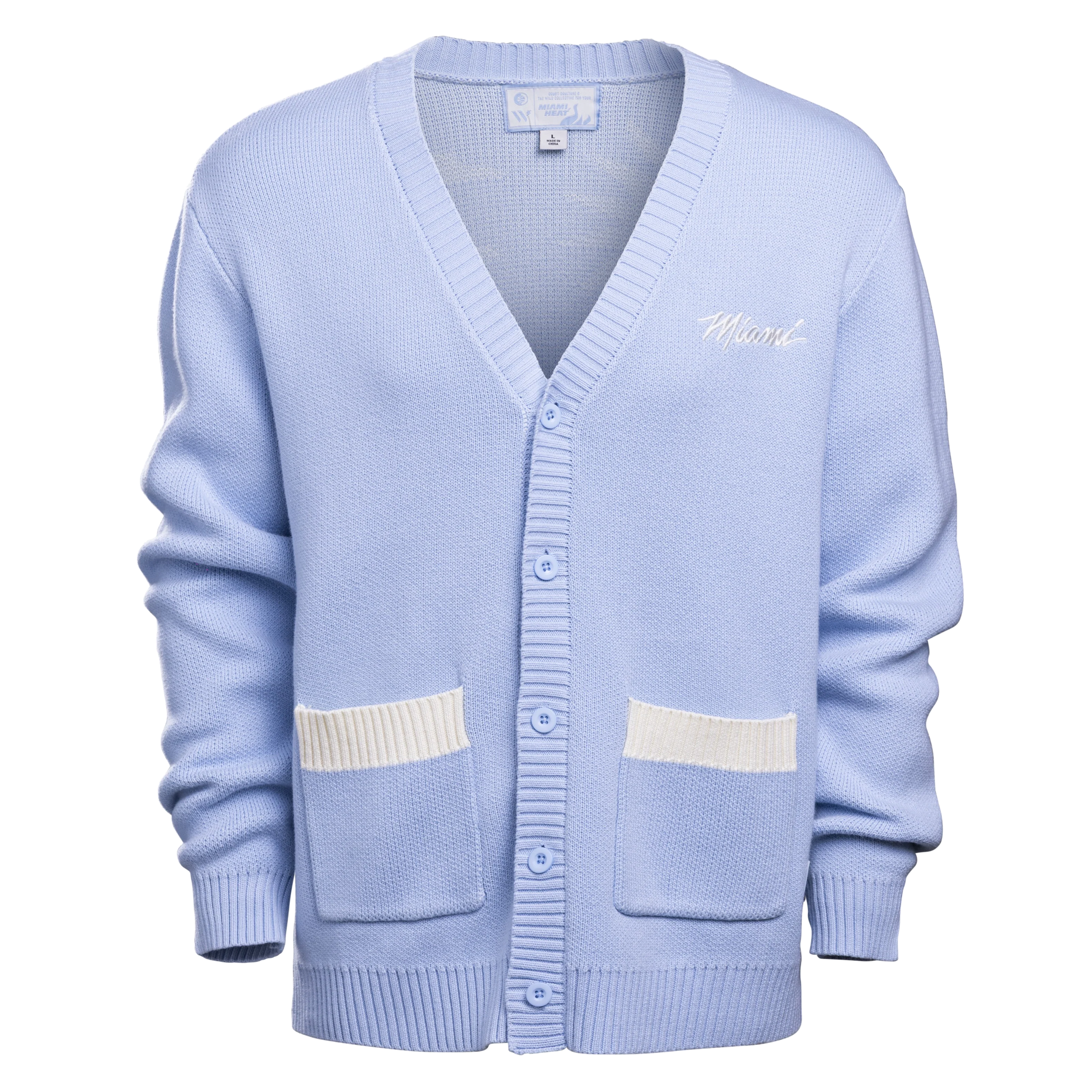 Court Culture X The Wild Collective Original Vice Nights "Feel the HEAT" Unisex Cardigan - Image 5