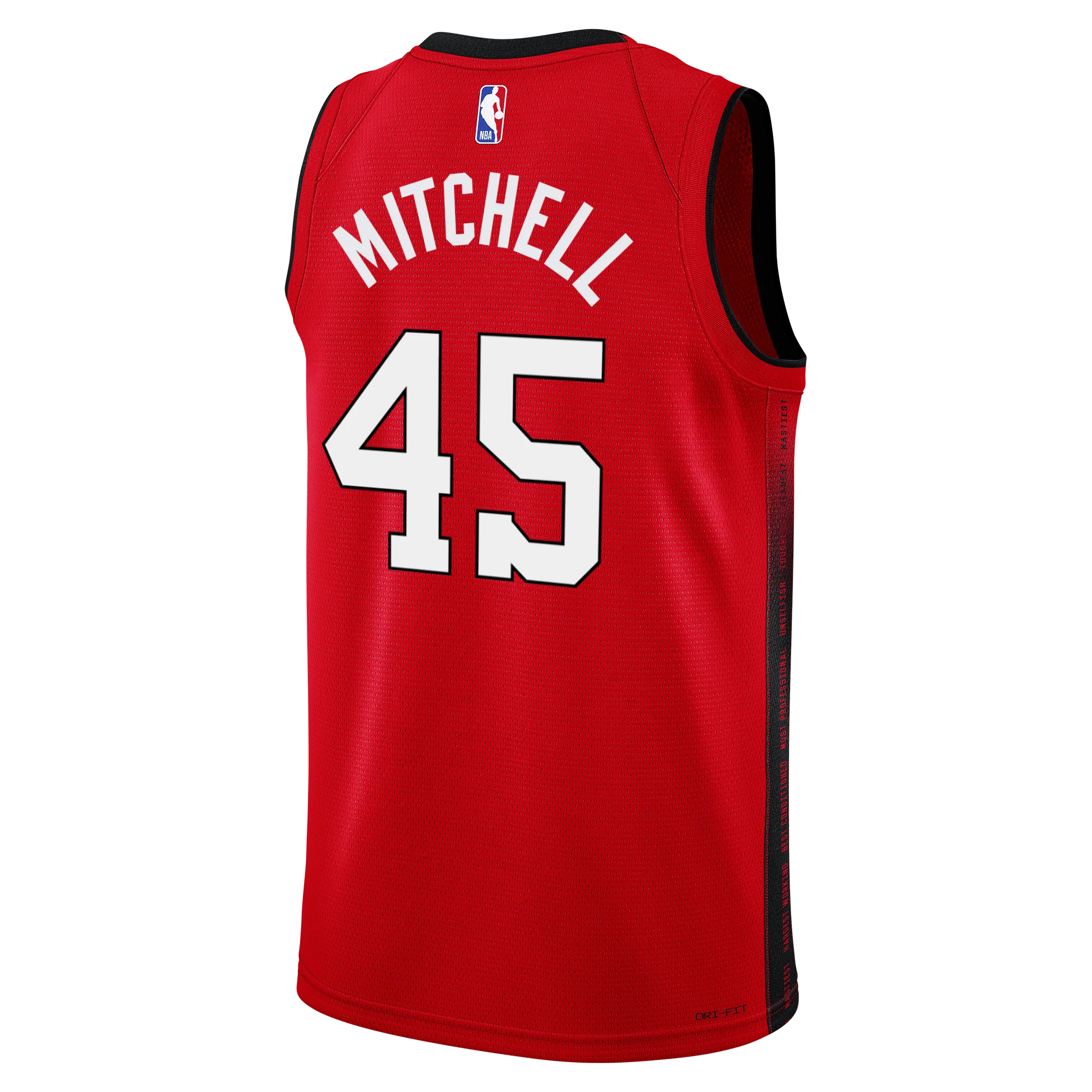 Davion Mitchell Nike HEAT Culture: Blood Red Swingman Jersey - Image 2