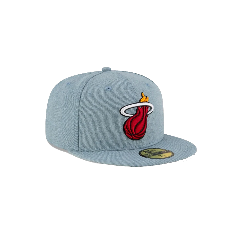 Court Culture Denim Fitted Hat - Image 5