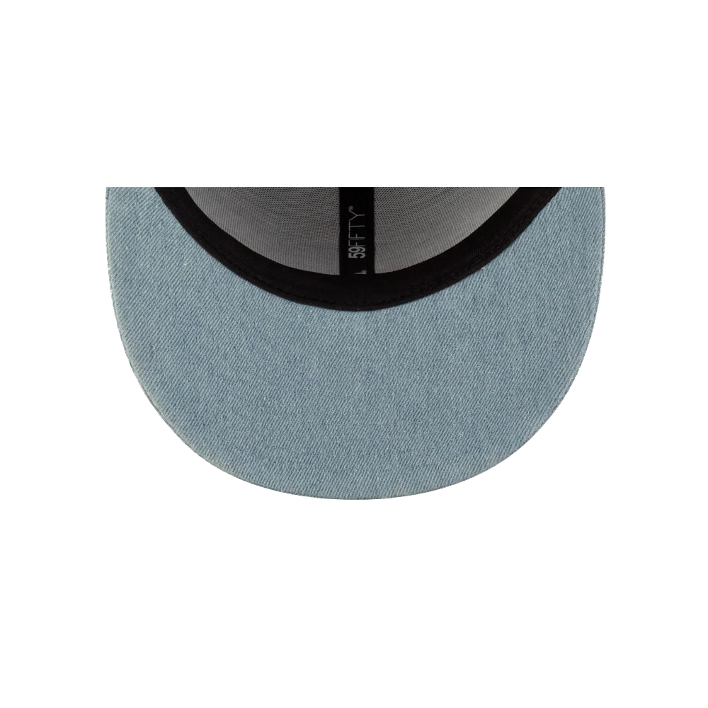 Court Culture Denim Fitted Hat - Image 7