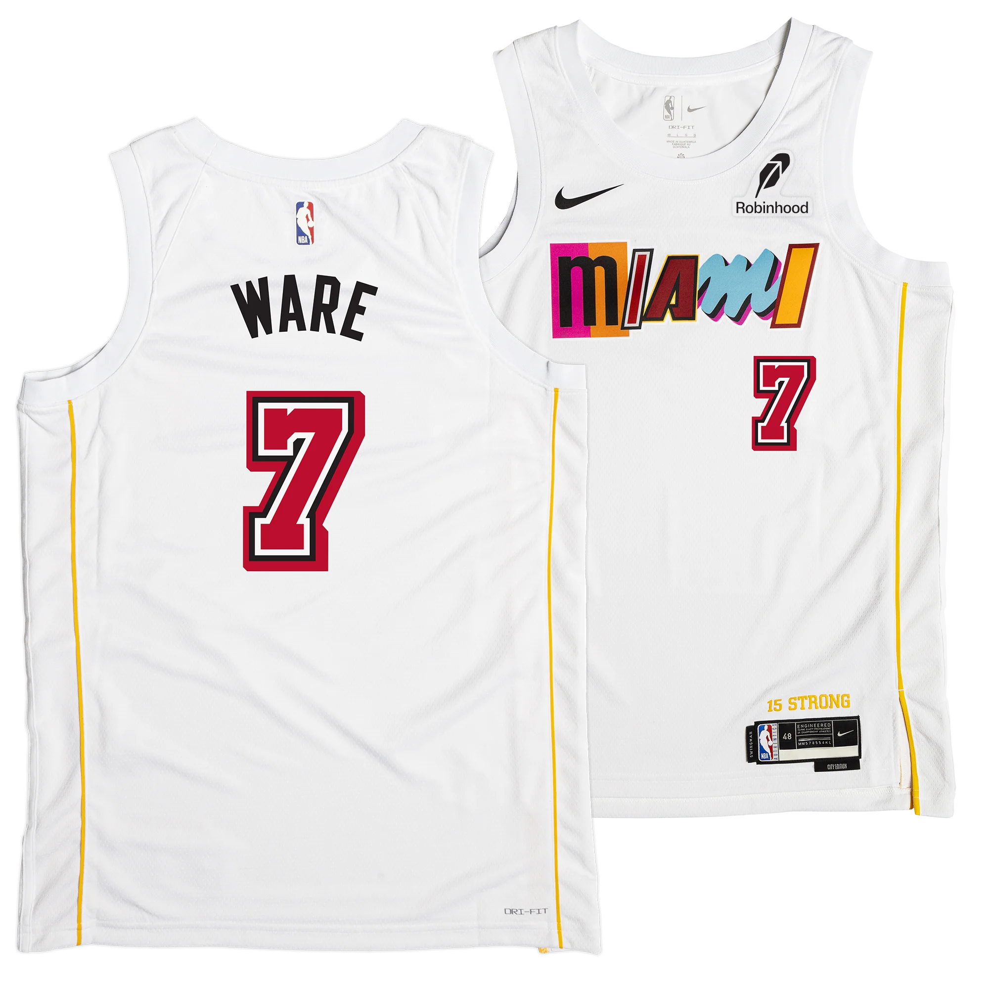 Kel'el Ware Nike Miami Mashup Vol. 2 Swingman Jersey - Player's Choice