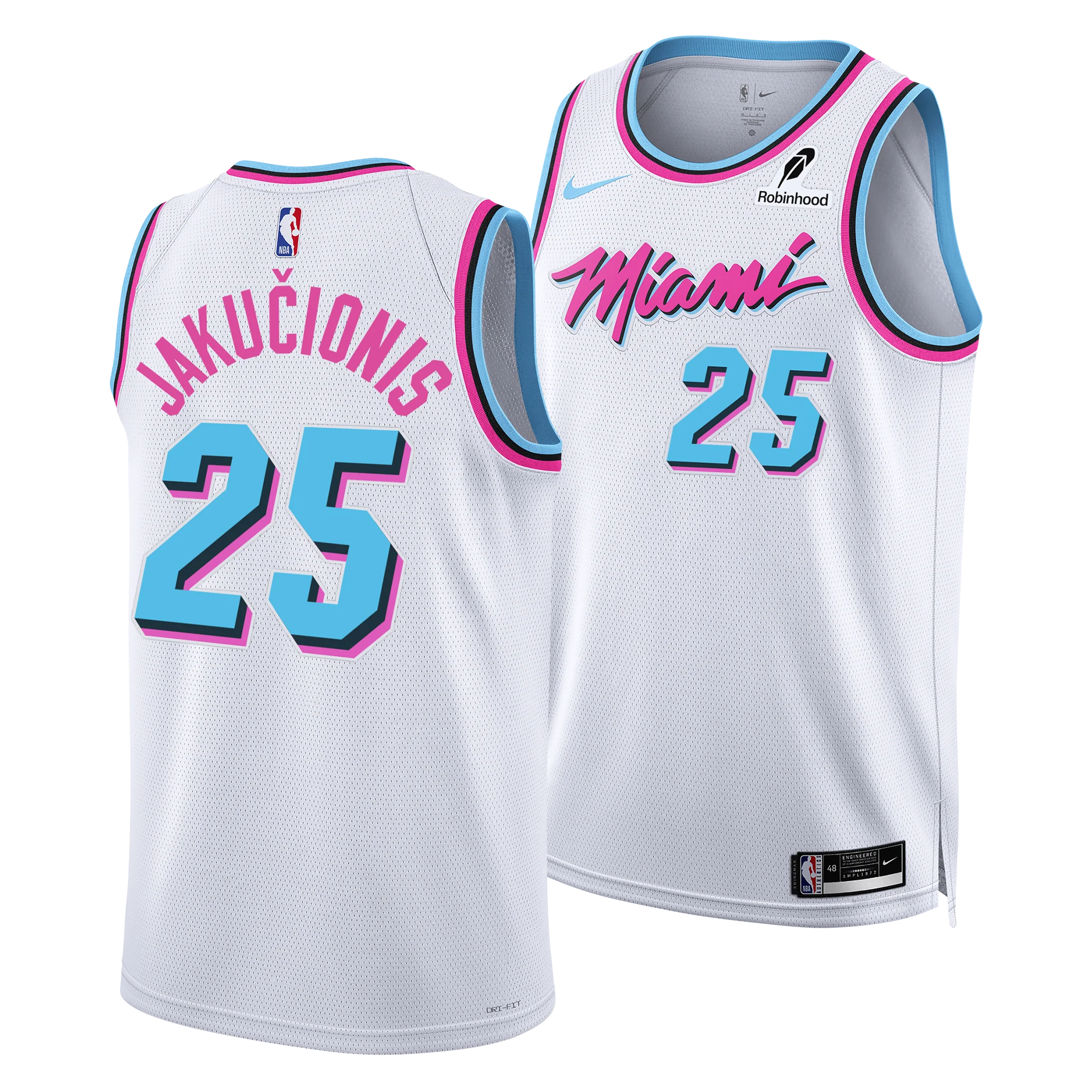 Kasparas Jakučionis Nike Original Vice Youth Swingman Jersey - Image 3