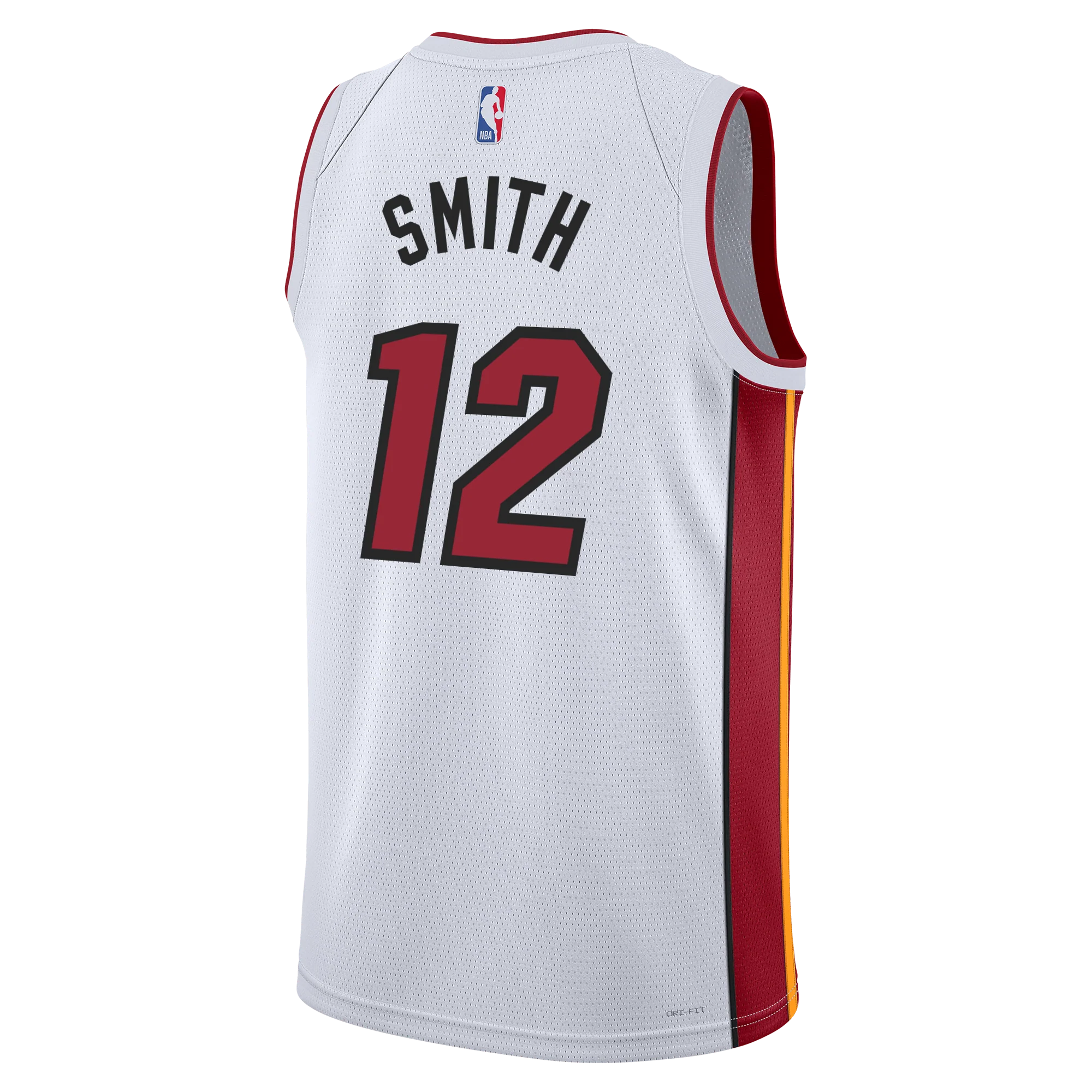 Dru Smith Nike Miami HEAT Association White Youth Swingman Jersey - Image 2