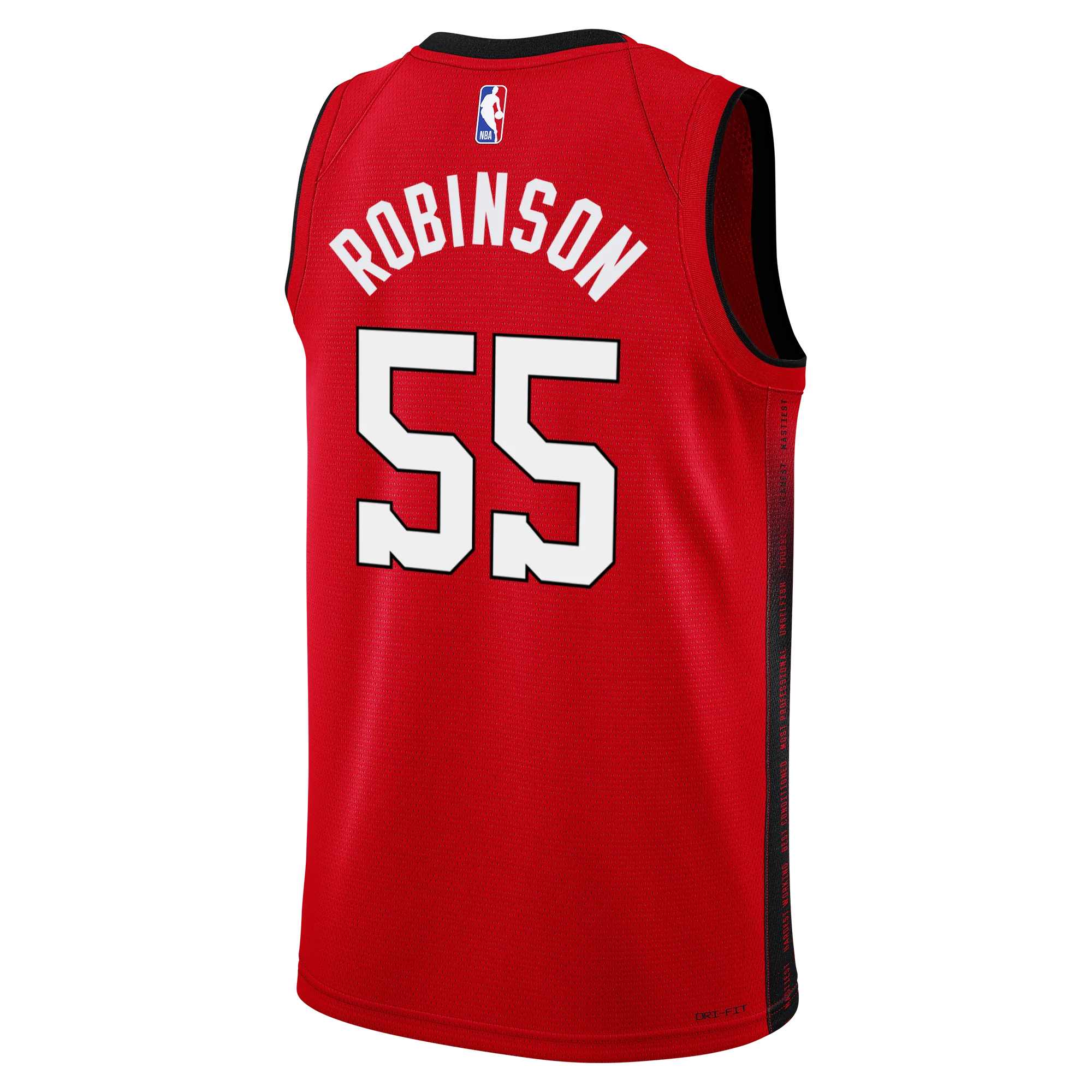Duncan Robinson Nike HEAT Culture: Blood Red Swingman Jersey - Image 2