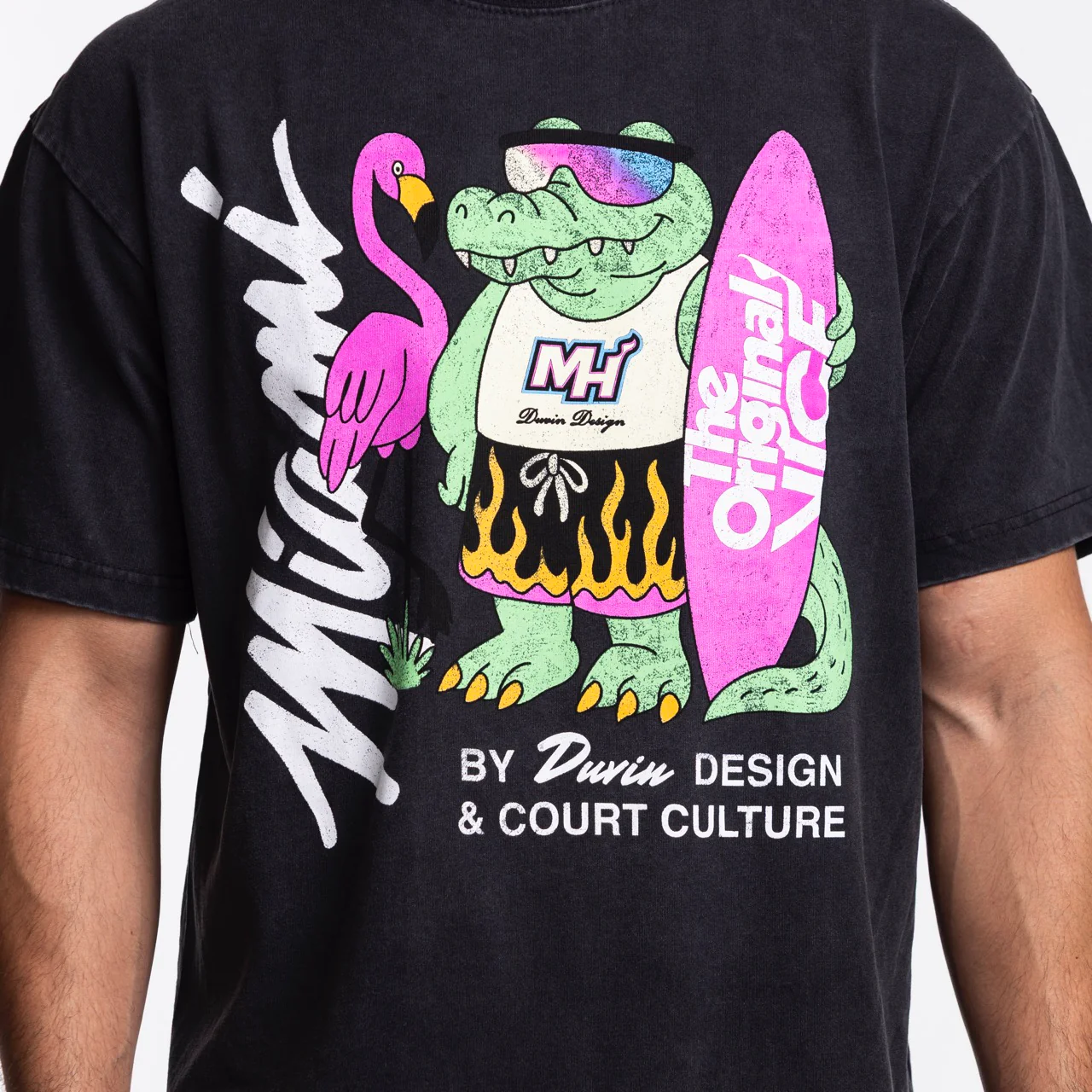 Court Culture x Duvin Flame Surf Tee - Image 4