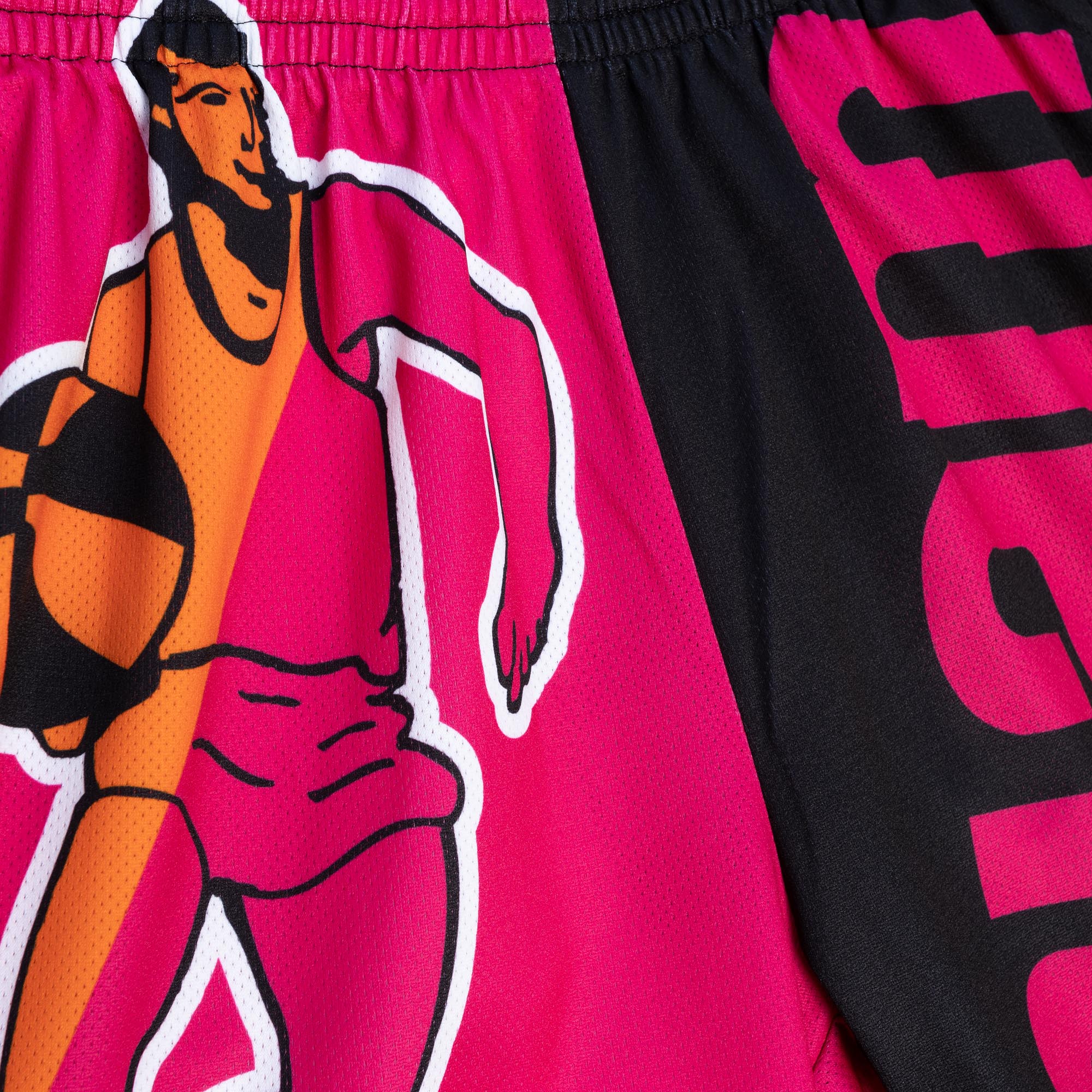 Court Culture X Mitchell and Ness Floridians Color Block Shorts - Image 3