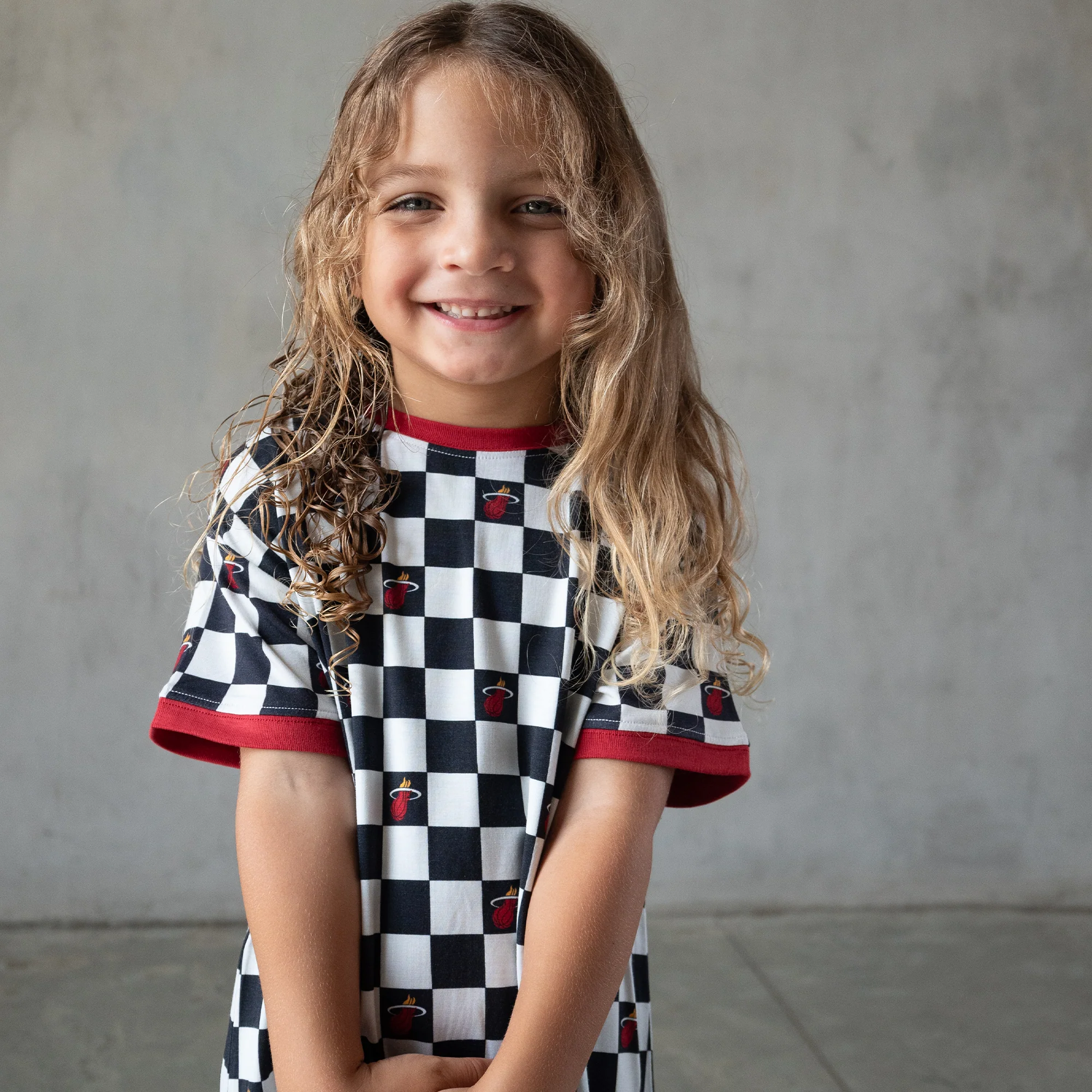 Court Culture x Everyday Leisure Checkerboard T-Shirt Dress - Image 6