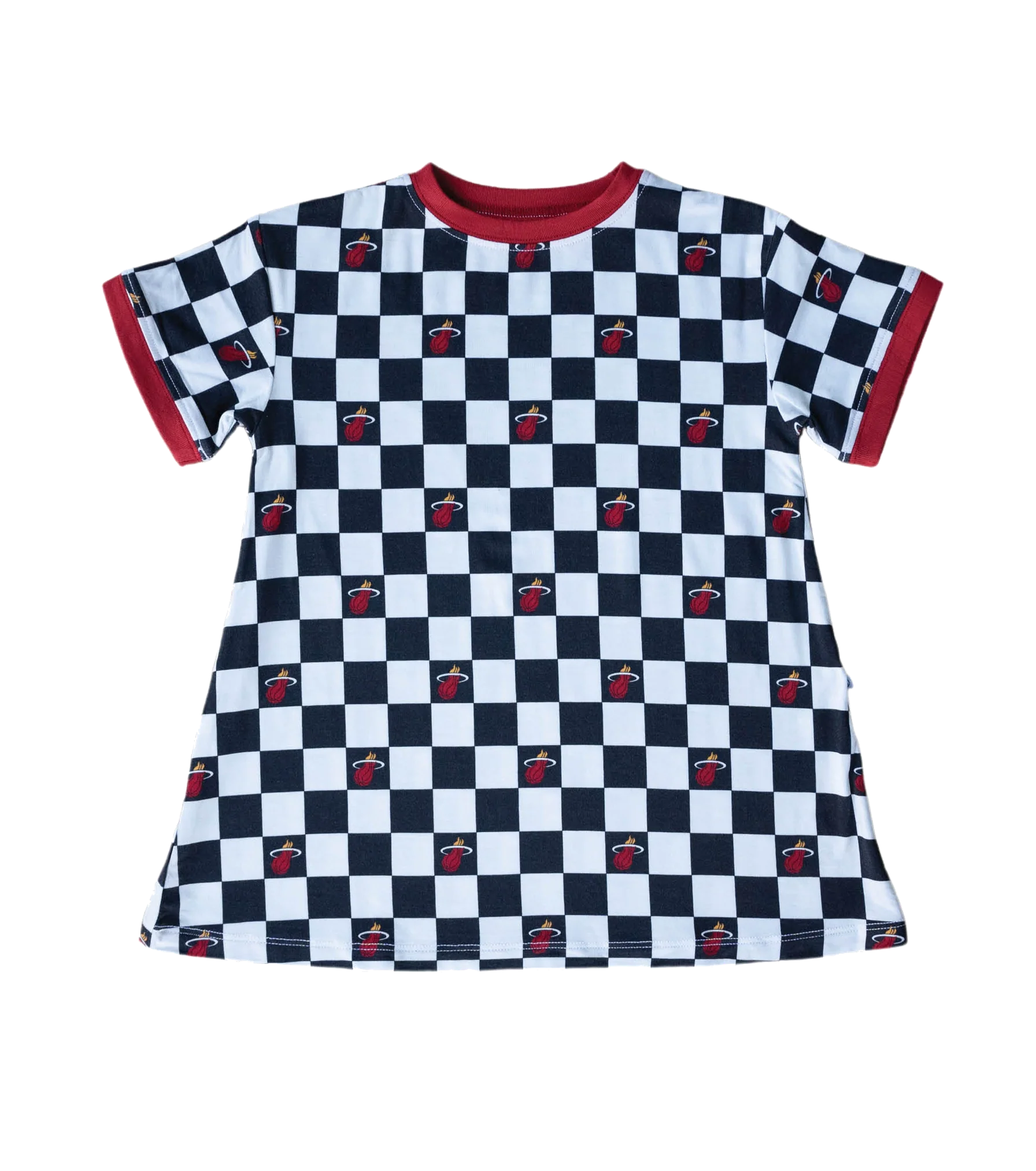Court Culture x Everyday Leisure Checkerboard T-Shirt Dress - Image 7