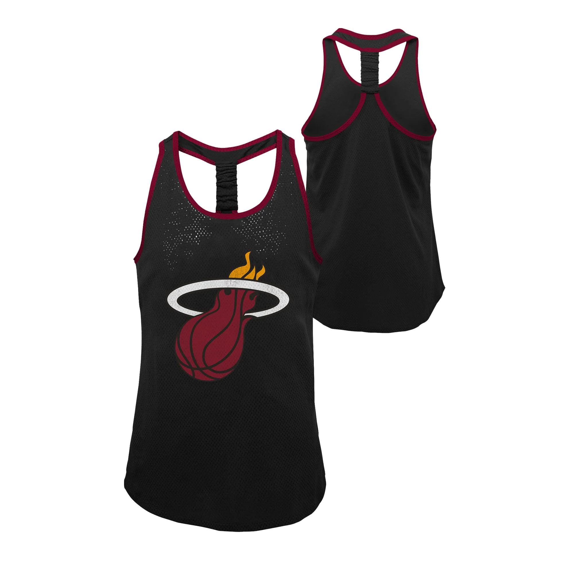 Miami HEAT Girls Fake Out Tank - Image 3