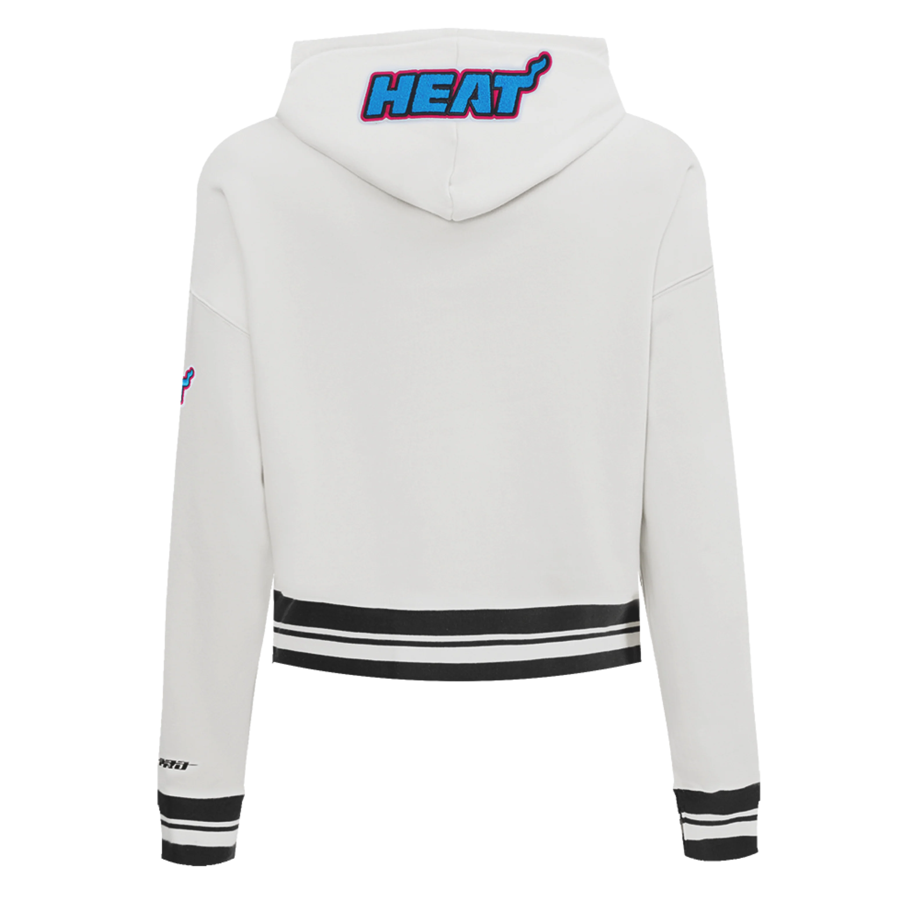 Pro Standard Miami HEAT Original Vice Girls Cropped Hoodie - Image 2
