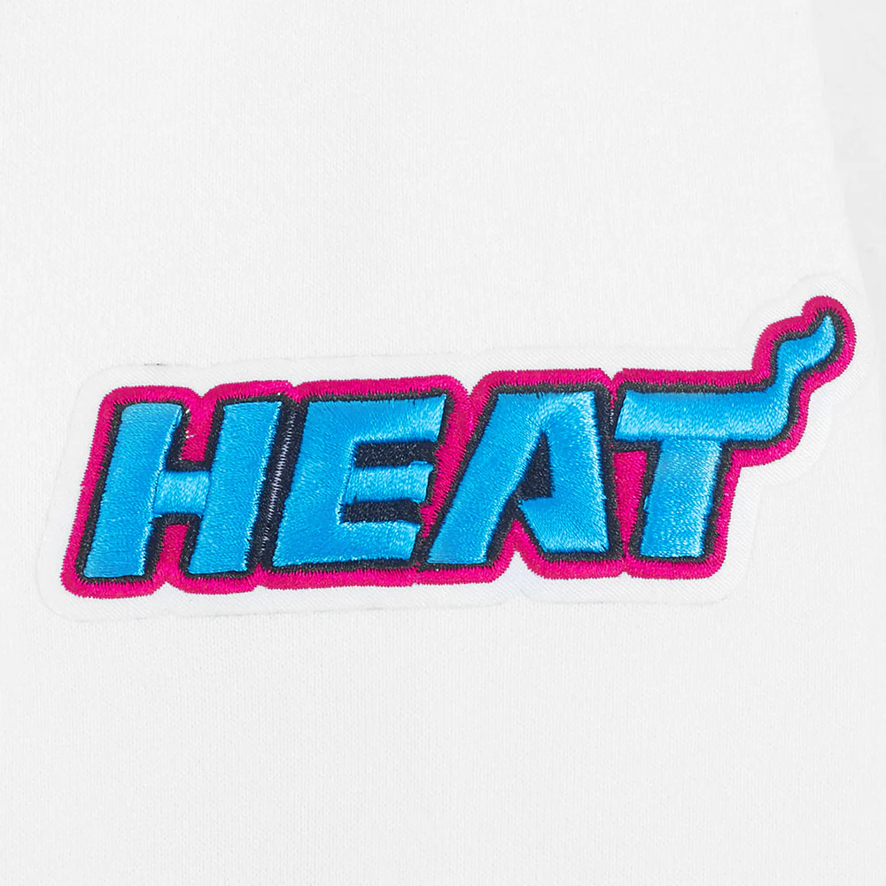 Pro Standard Miami HEAT Original Vice Girls Cropped Hoodie - Image 5