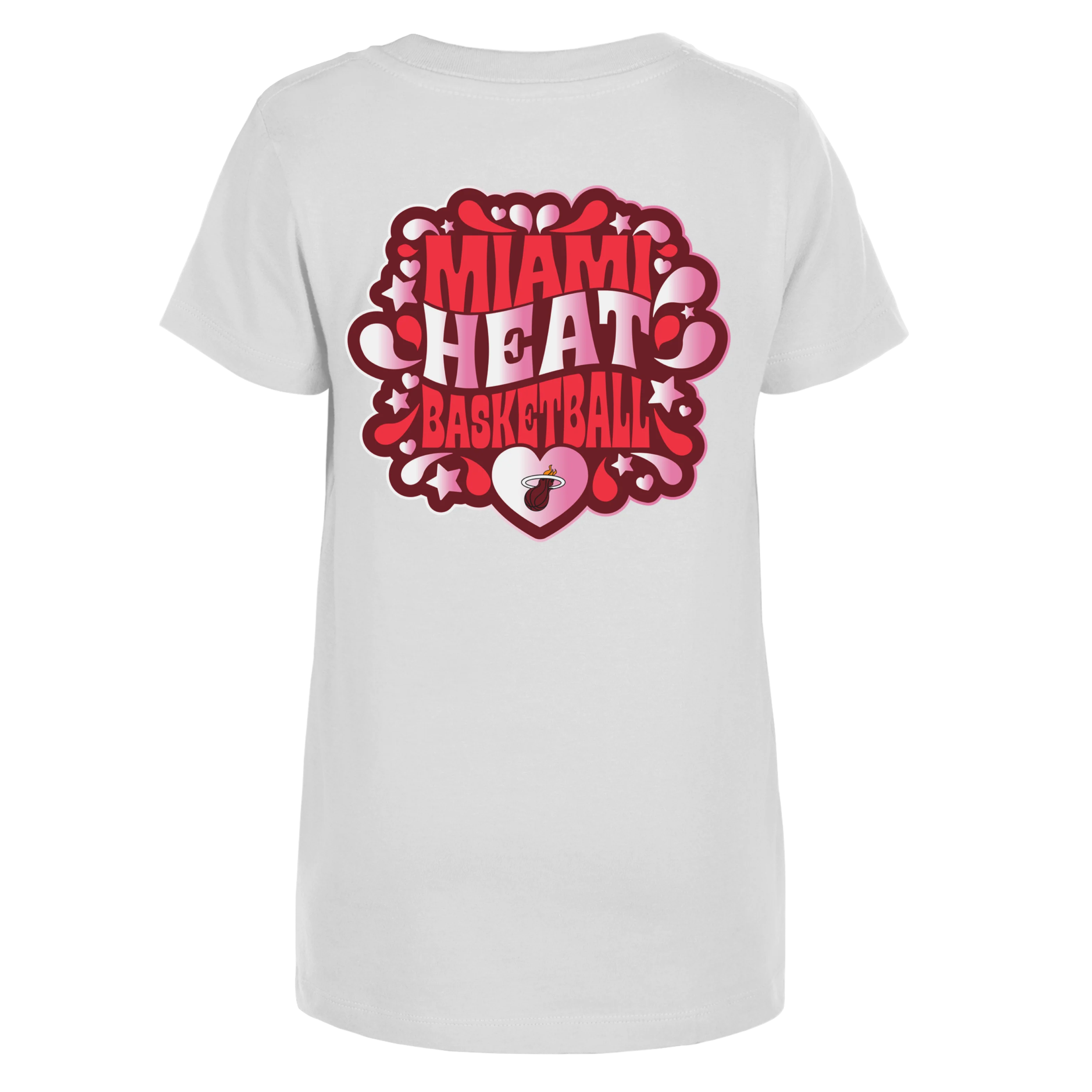 New Era Miami HEAT Girls Heart Tee - Image 2