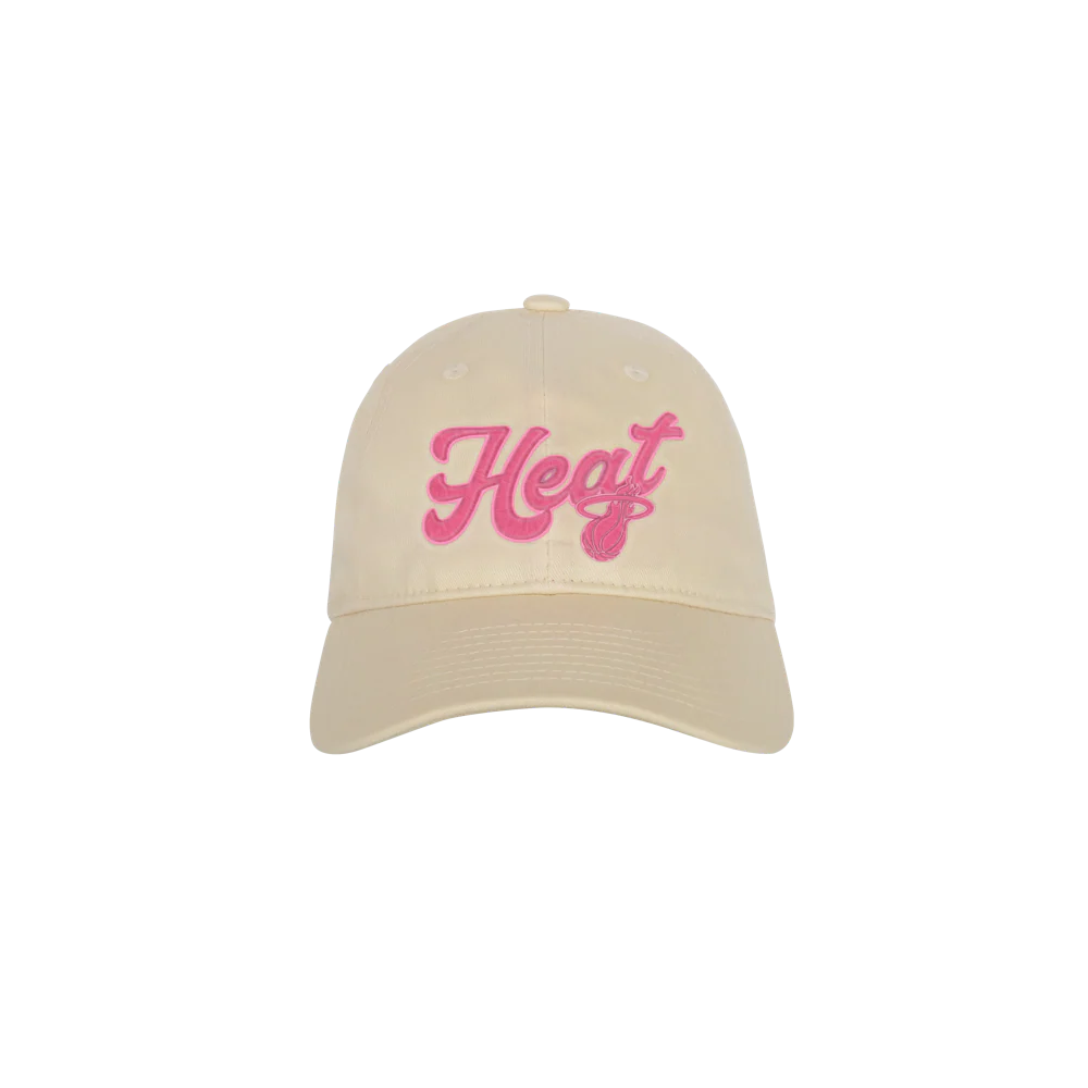Miami HEAT Beige Girls Dad Hat