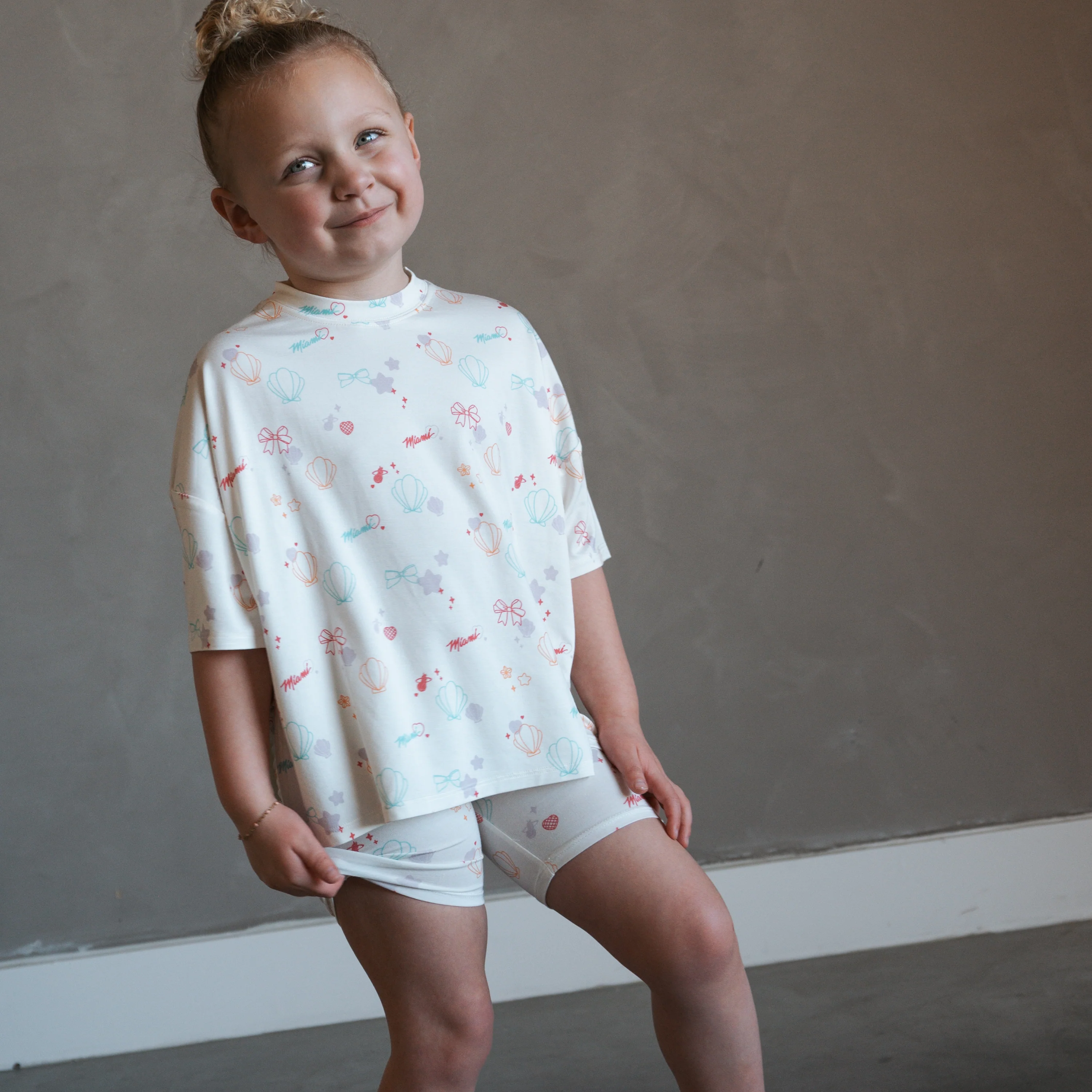 Court Culture x Everyday Leisure Neon Dreams Girl's Biker Set - Image 3