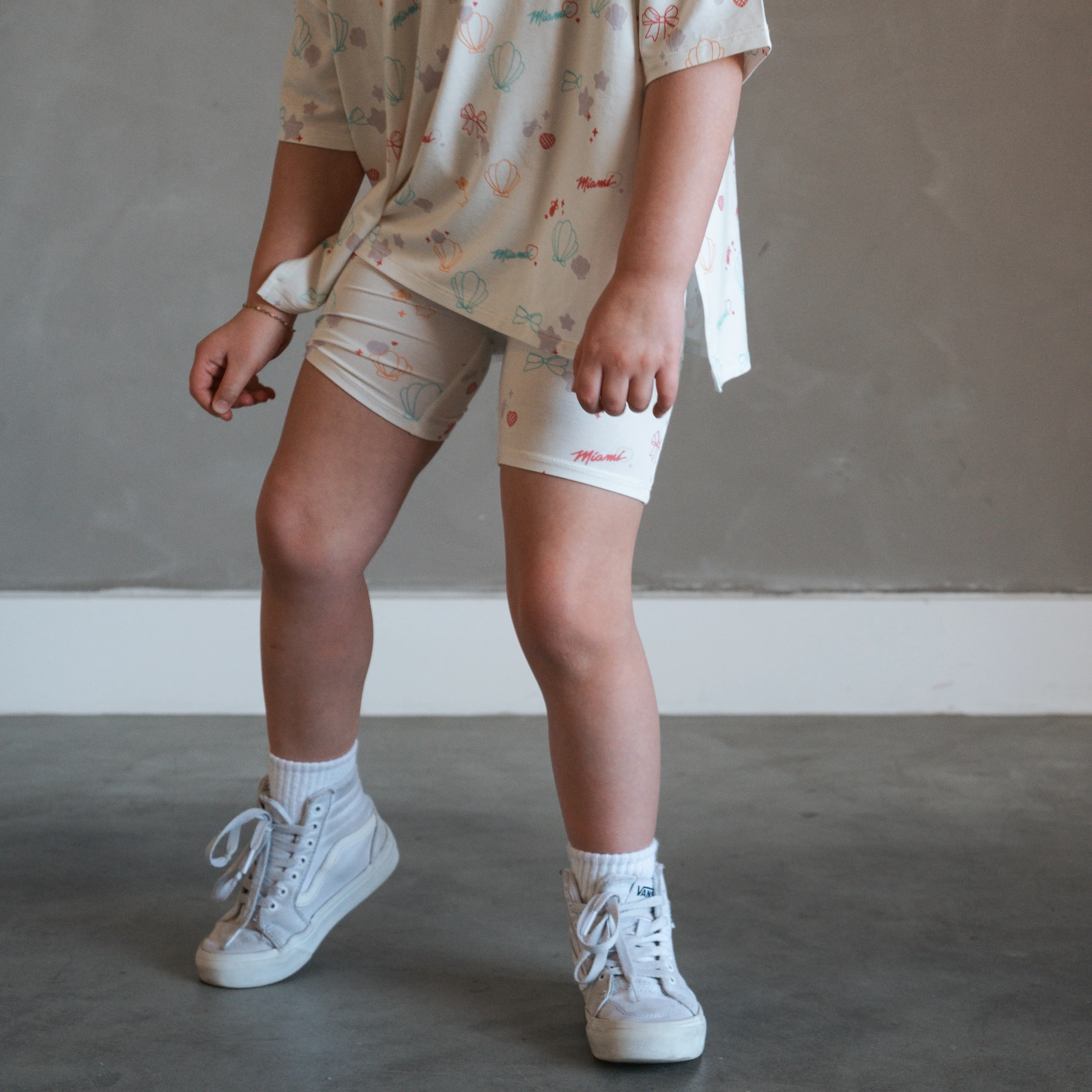 Court Culture x Everyday Leisure Neon Dreams Girl's Biker Set - Image 4