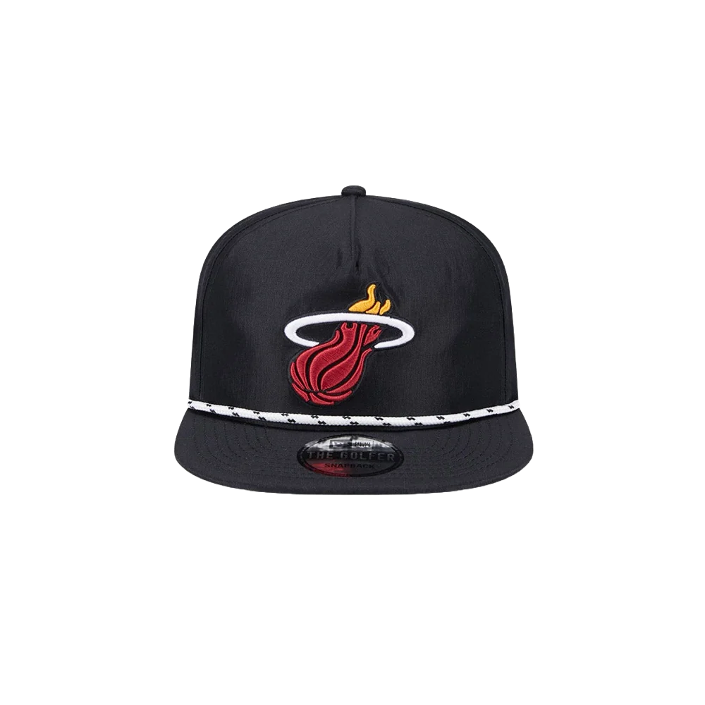 New Era Miami HEAT Rope Golfer Snapback