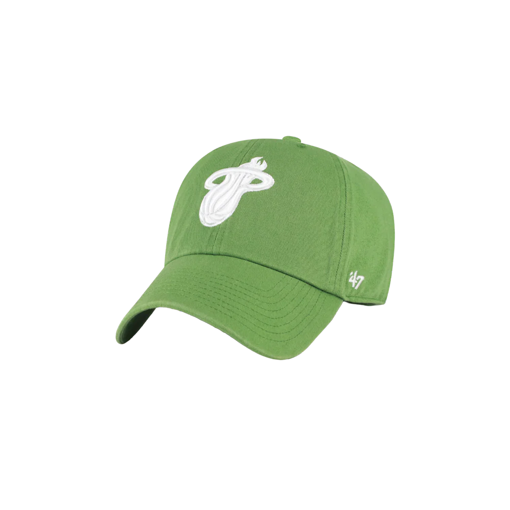 '47 Brand Miami HEAT Green Cleanup Dad Hat