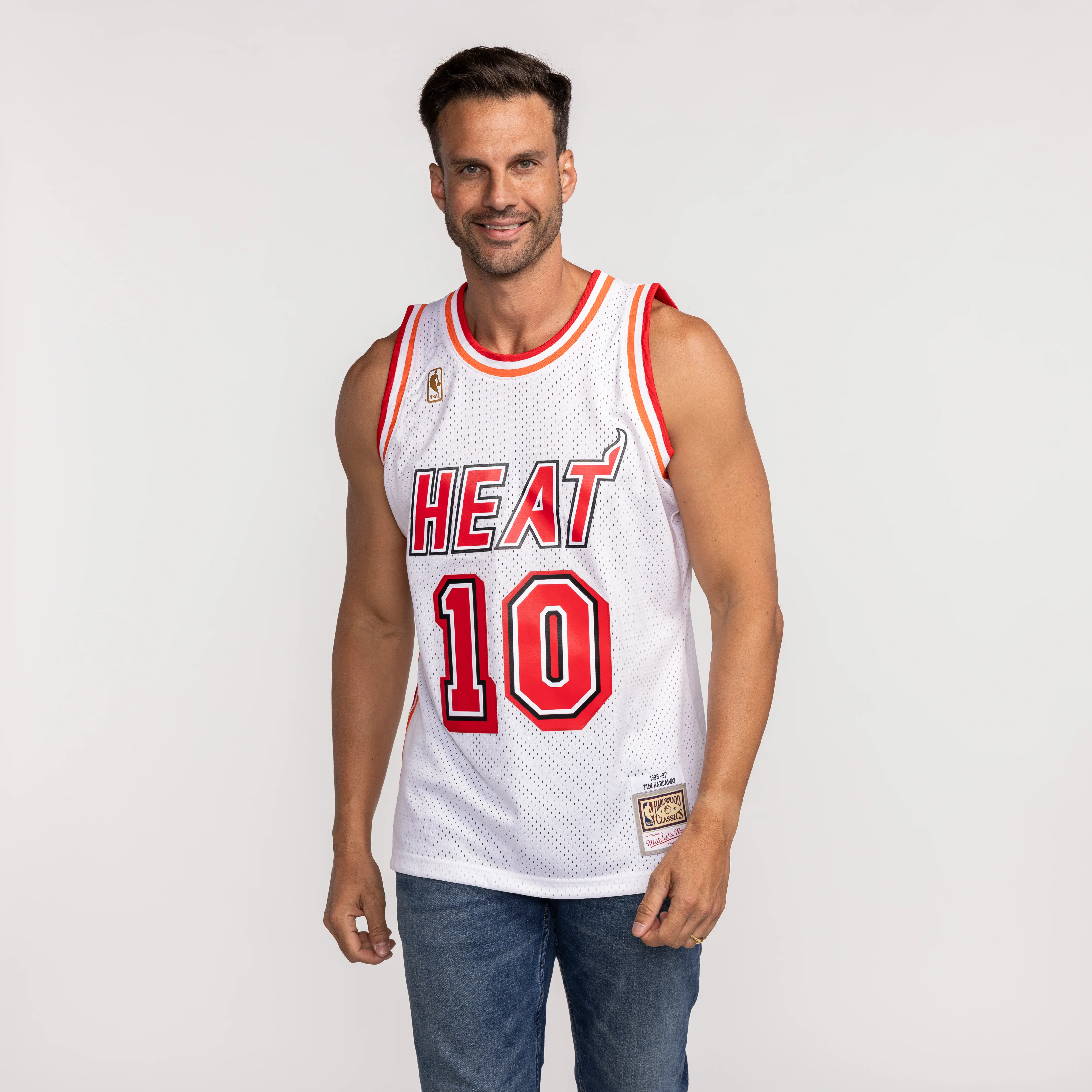 Tim Hardaway Mitchell & Ness Miami HEAT 1996-97 Swingman Jersey