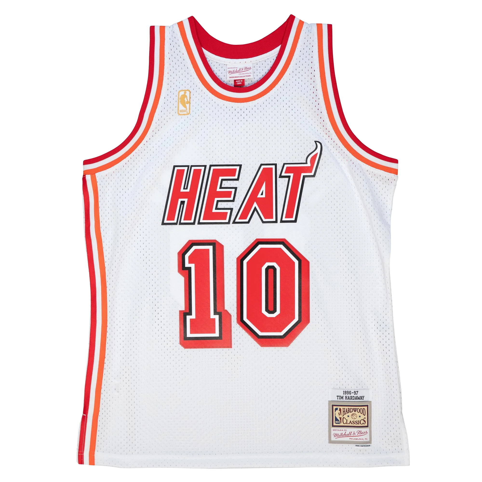 Tim Hardaway Mitchell & Ness Miami HEAT 1996-97 Swingman Jersey - Image 5