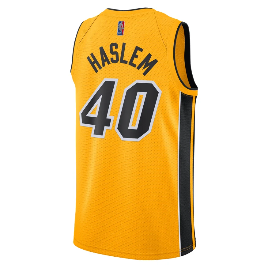 Udonis Haslem Nike Trophy Gold Swingman Jersey - Image 2