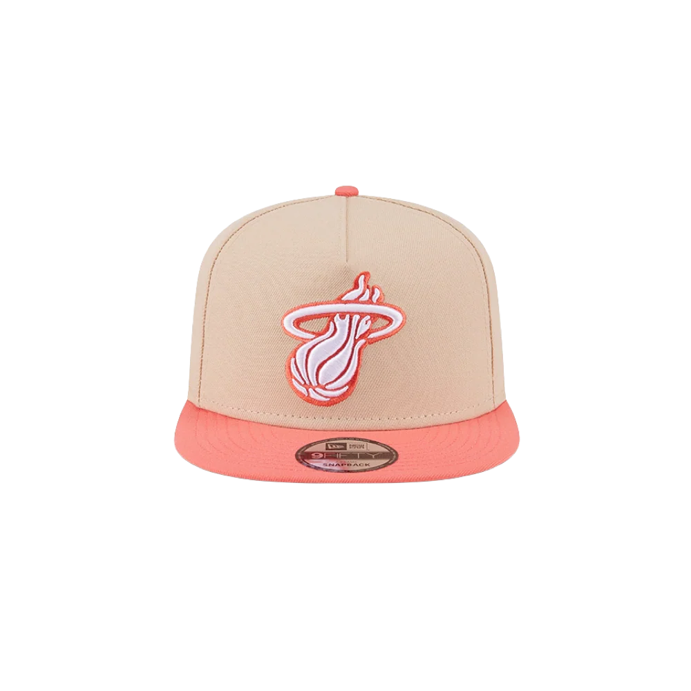 New Era Miami HEAT 2-Tone Logo Snapback