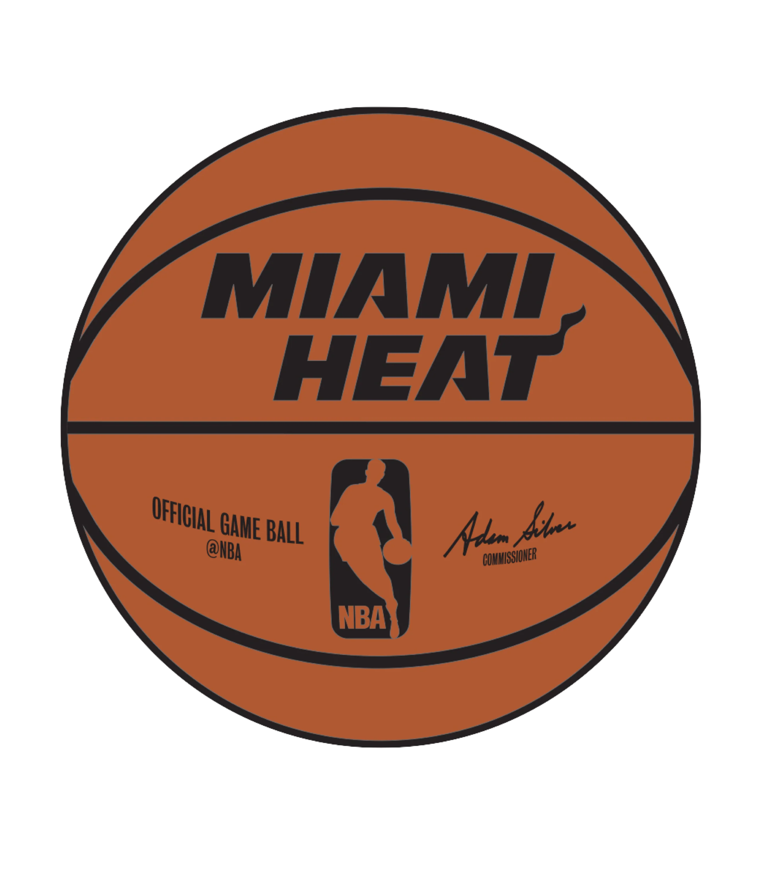 Miami HEAT Basketball Magnet