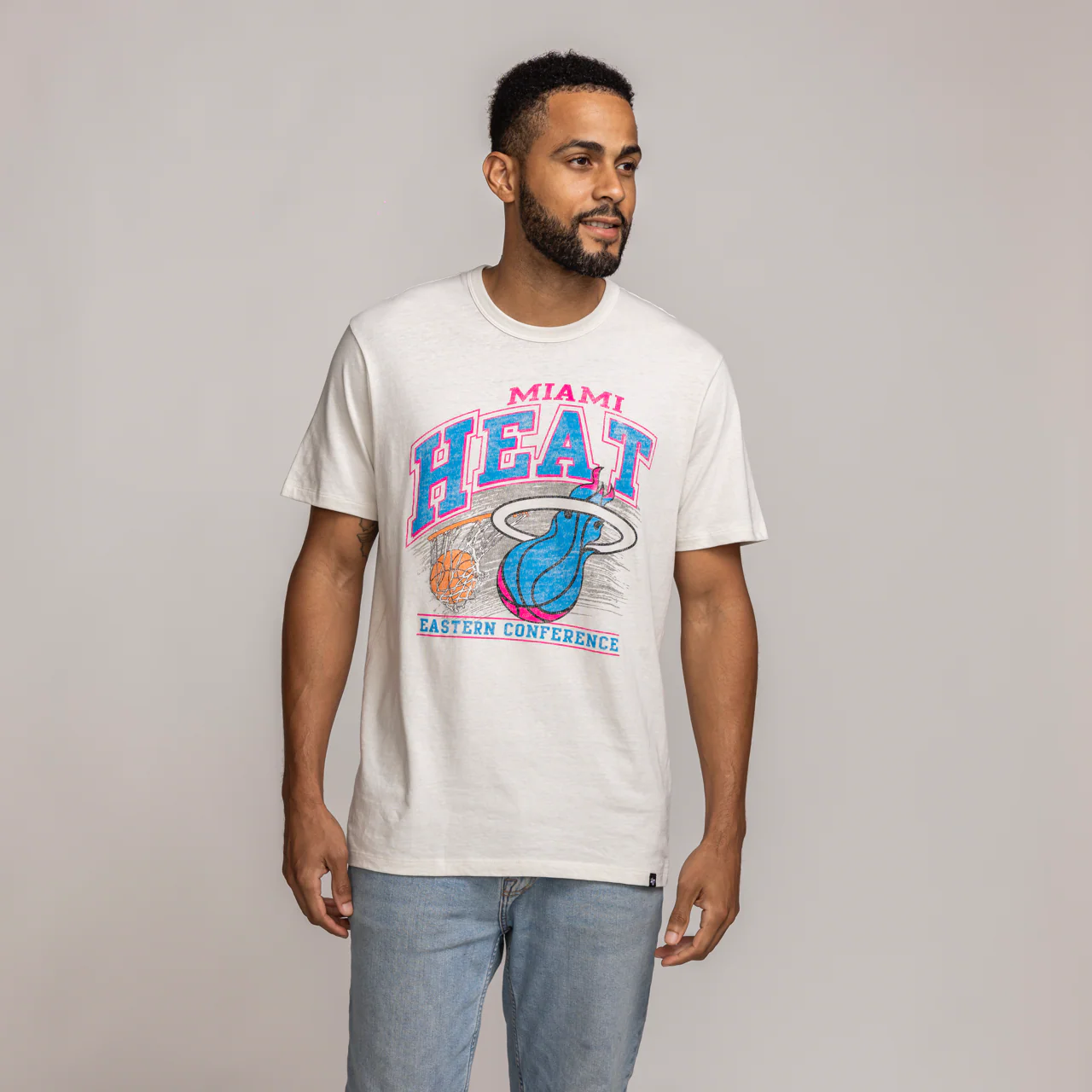 '47 Brand Miami HEAT Original Vice Amp Up Tee - Image 4