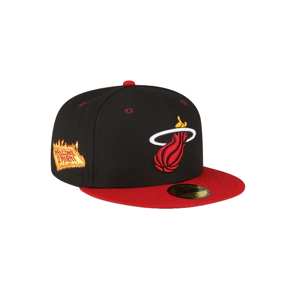 New Era X Andrew X Miami HEAT Welcome Fitted - Image 5