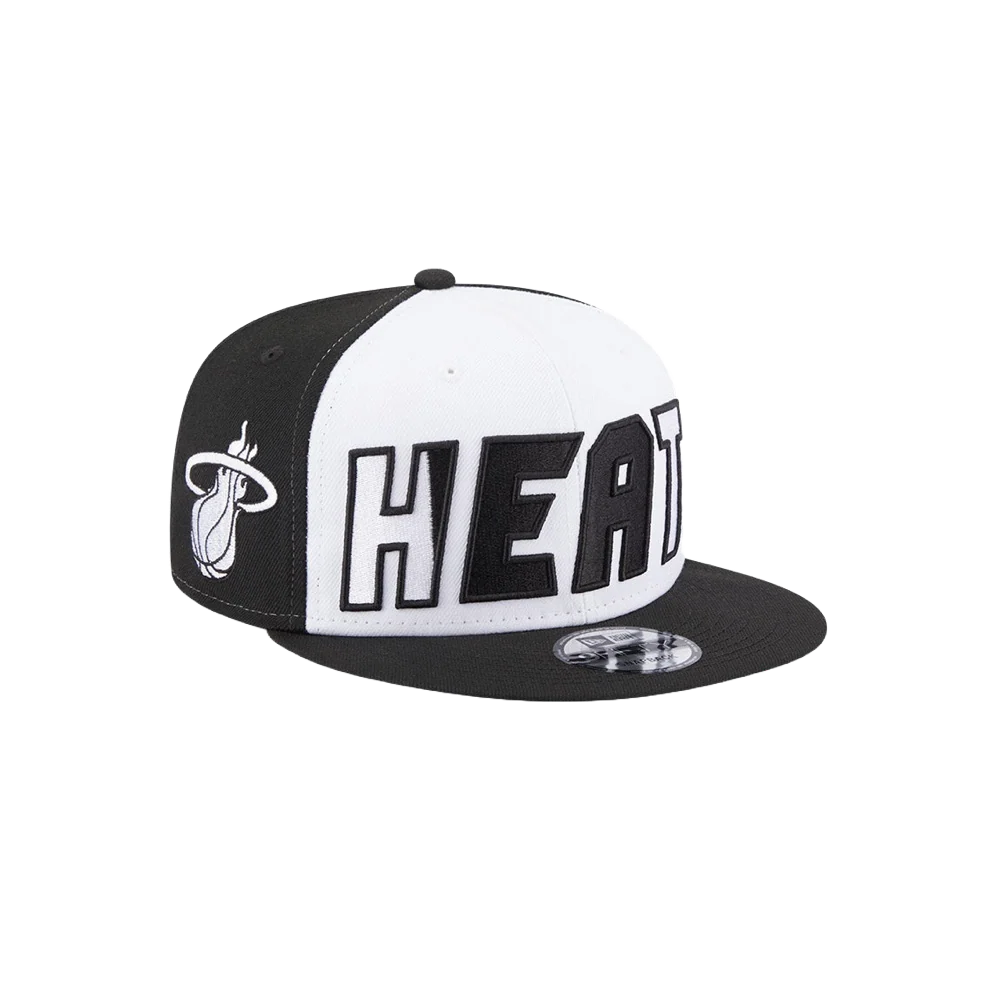 New Era Miami HEAT B/W Snapback - Image 5