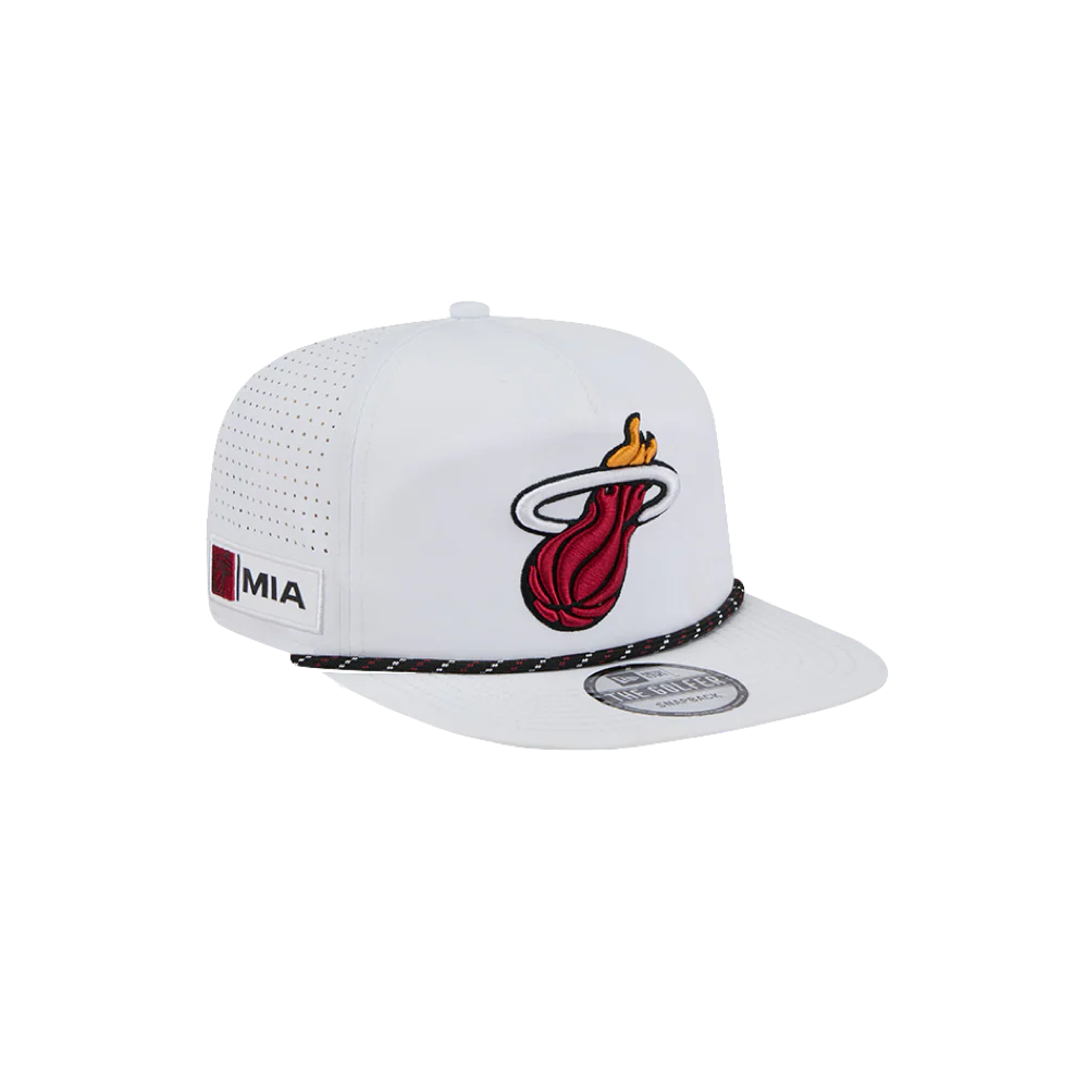 New Era Miami HEAT White Performance Rope Golfer - Image 5