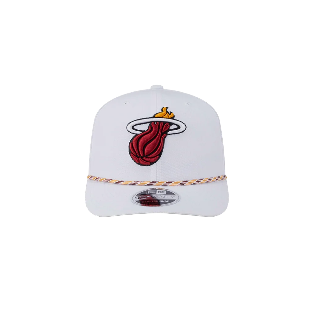 New Era Miami HEAT Flame Rope Snapback