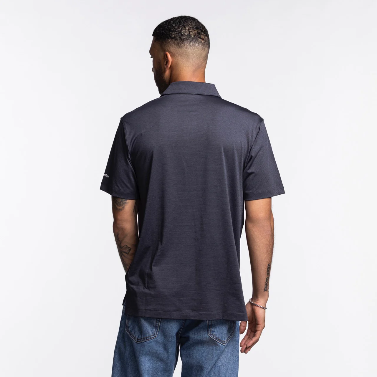 Columbia Miami HEAT Logo Grey Polo - Image 3