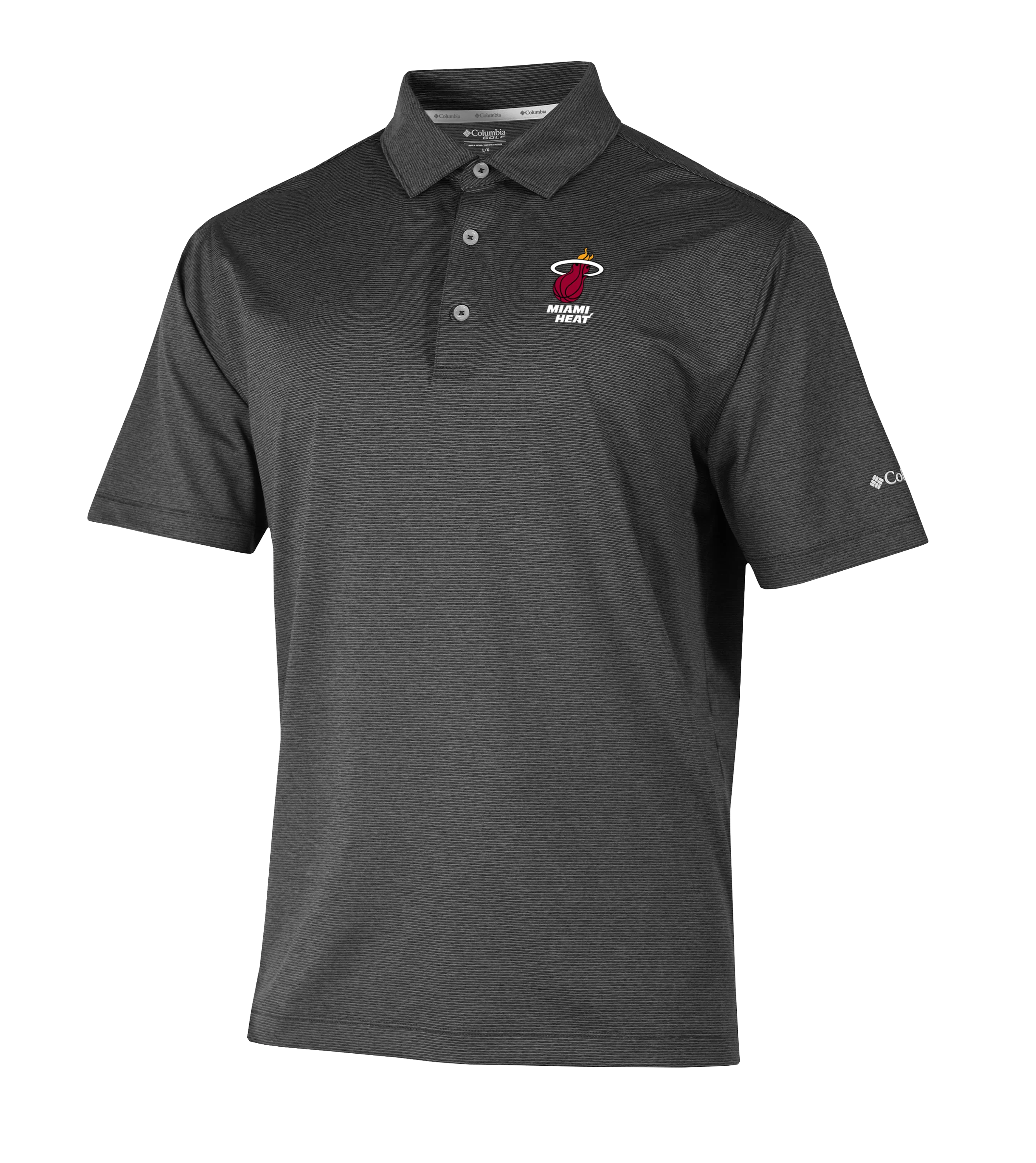 Columbia Miami HEAT Logo Grey Polo - Image 4