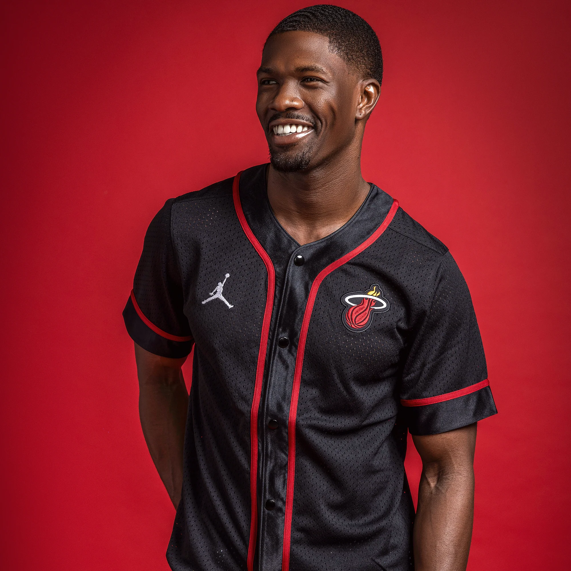Jordan Brand Miami HEAT Baseball Jersey - Image 2