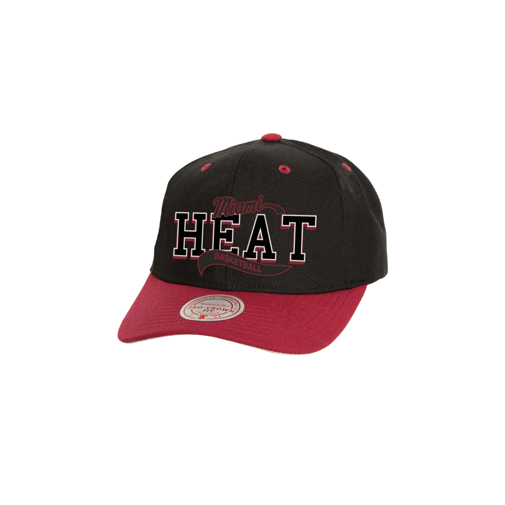 Mitchell & Ness Miami HEAT Sweep Pro Snapback