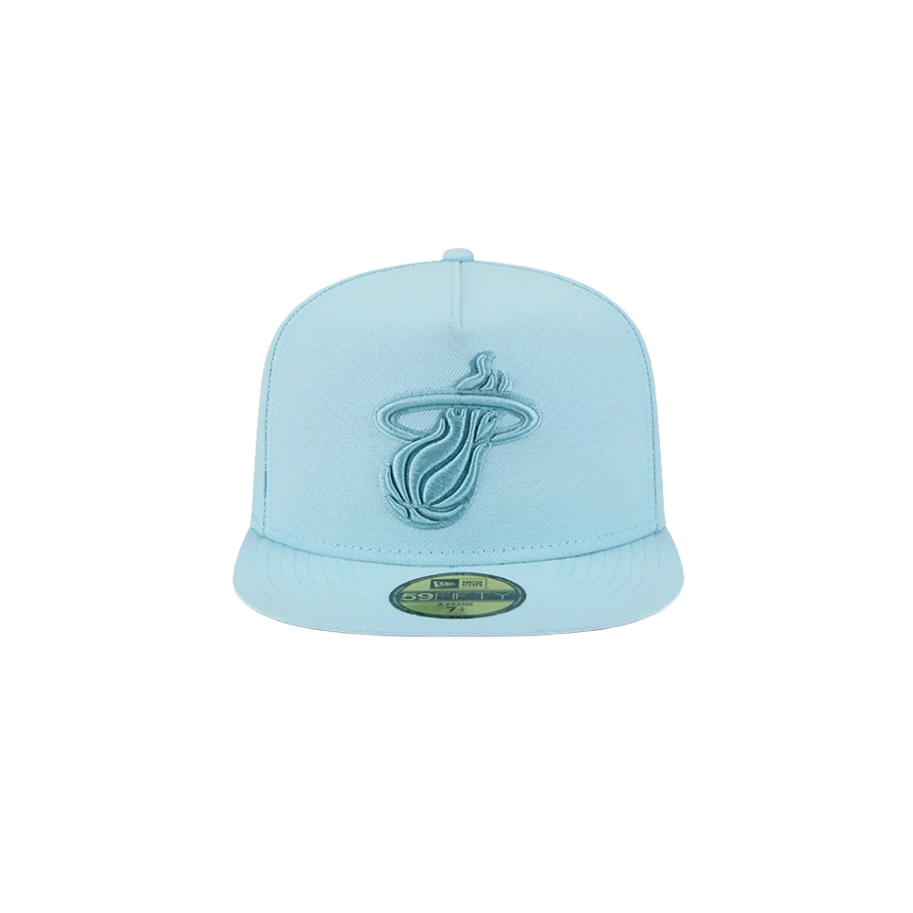 New Era Miami HEAT Light Blue Color Pack Fitted Hat