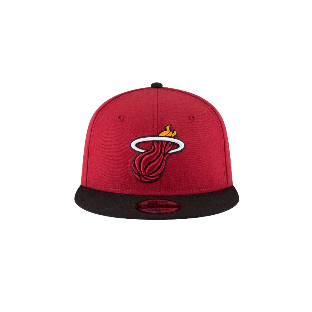 New Era Miami HEAT Red Logo Snapback