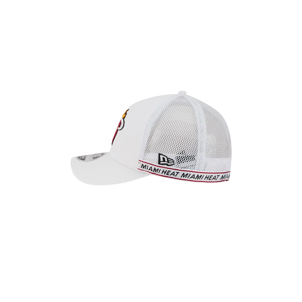 New Era Miami HEAT Logo Adjustable Trucker - Image 4